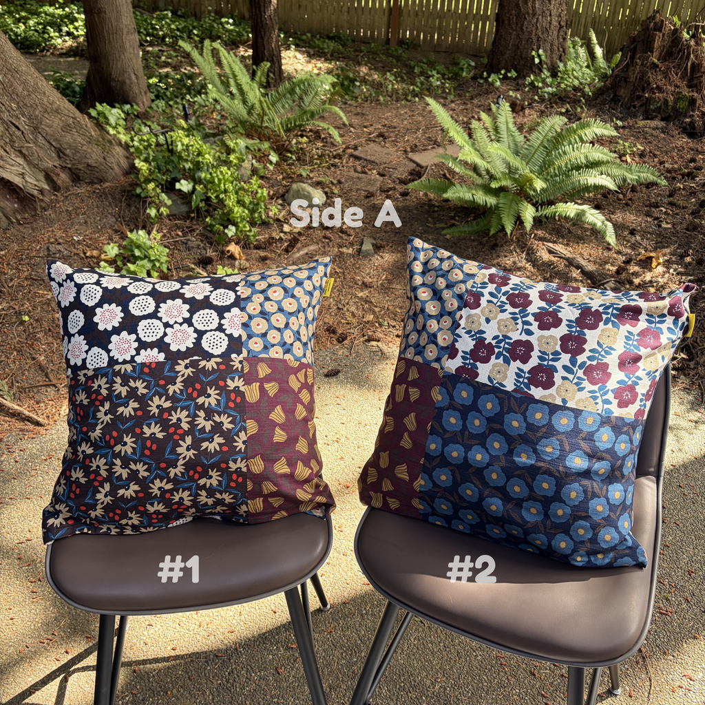Handmade Kyoto Cotton Throw Pillow Cover : Autumn Vineyard_Envelope_50x50cm / 20"
