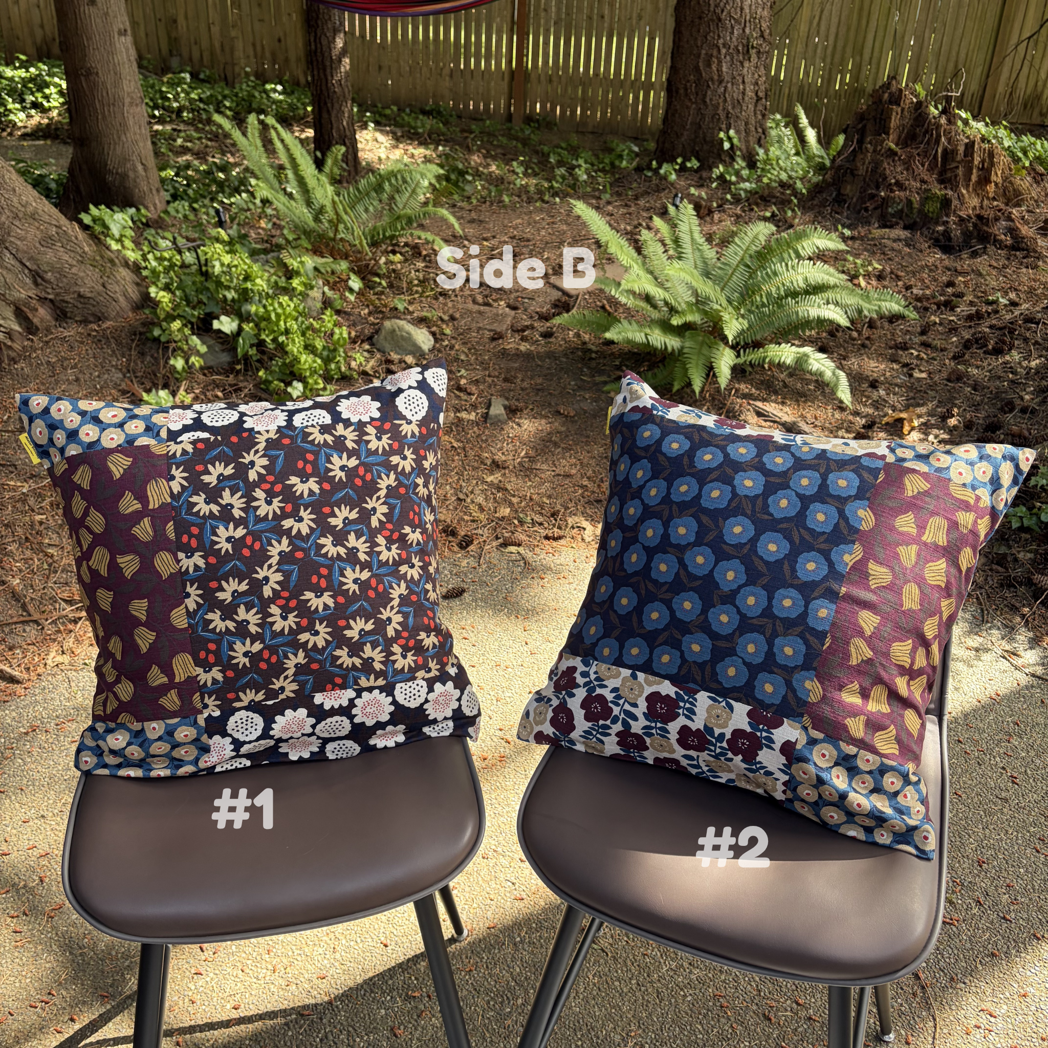 Handmade Kyoto Cotton Throw Pillow Cover : Autumn Vineyard_Envelope_50x50cm / 20"