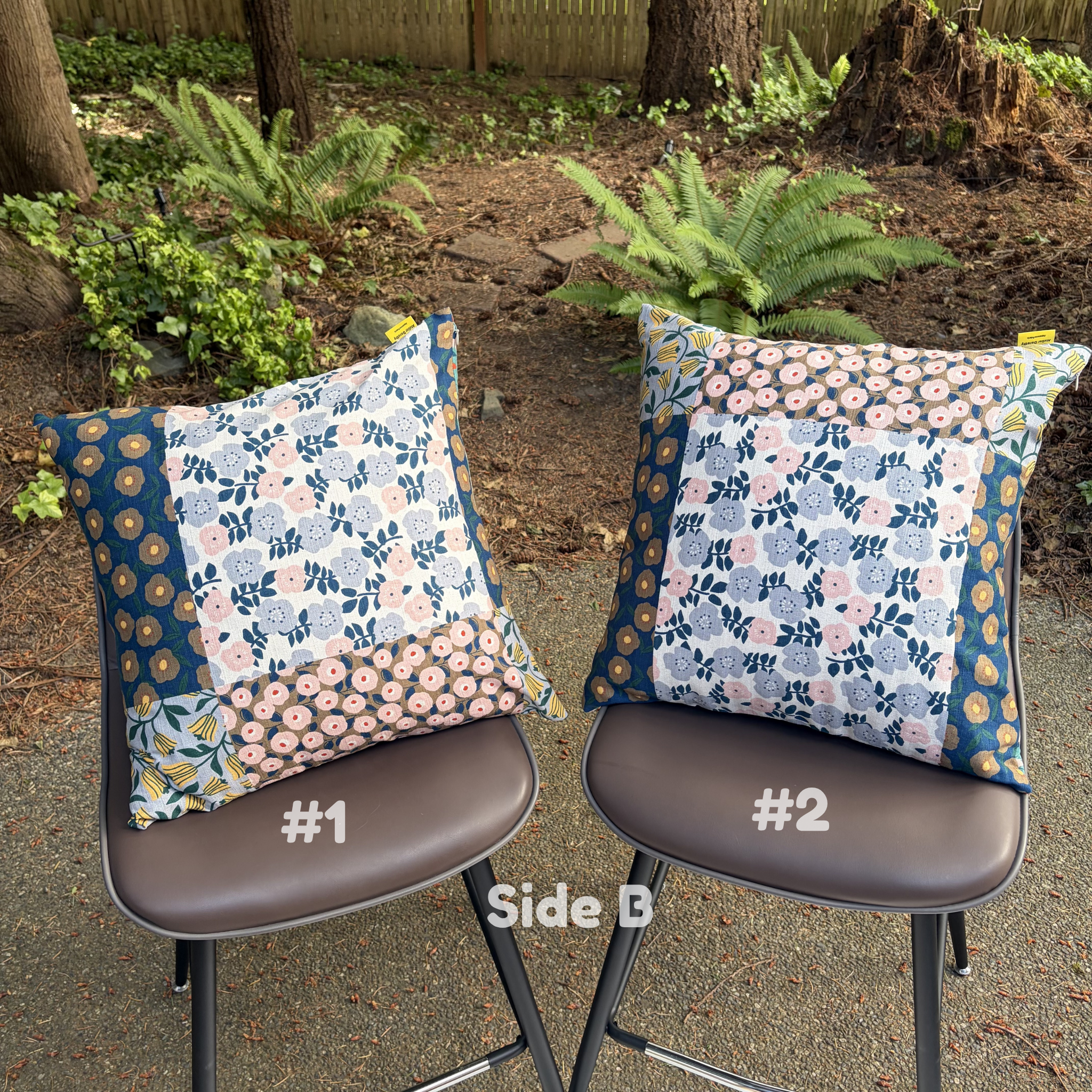 Handmade Kyoto Cotton Throw Pillow Cover : Spring Blossom_Zipper_50x50cm / 20"