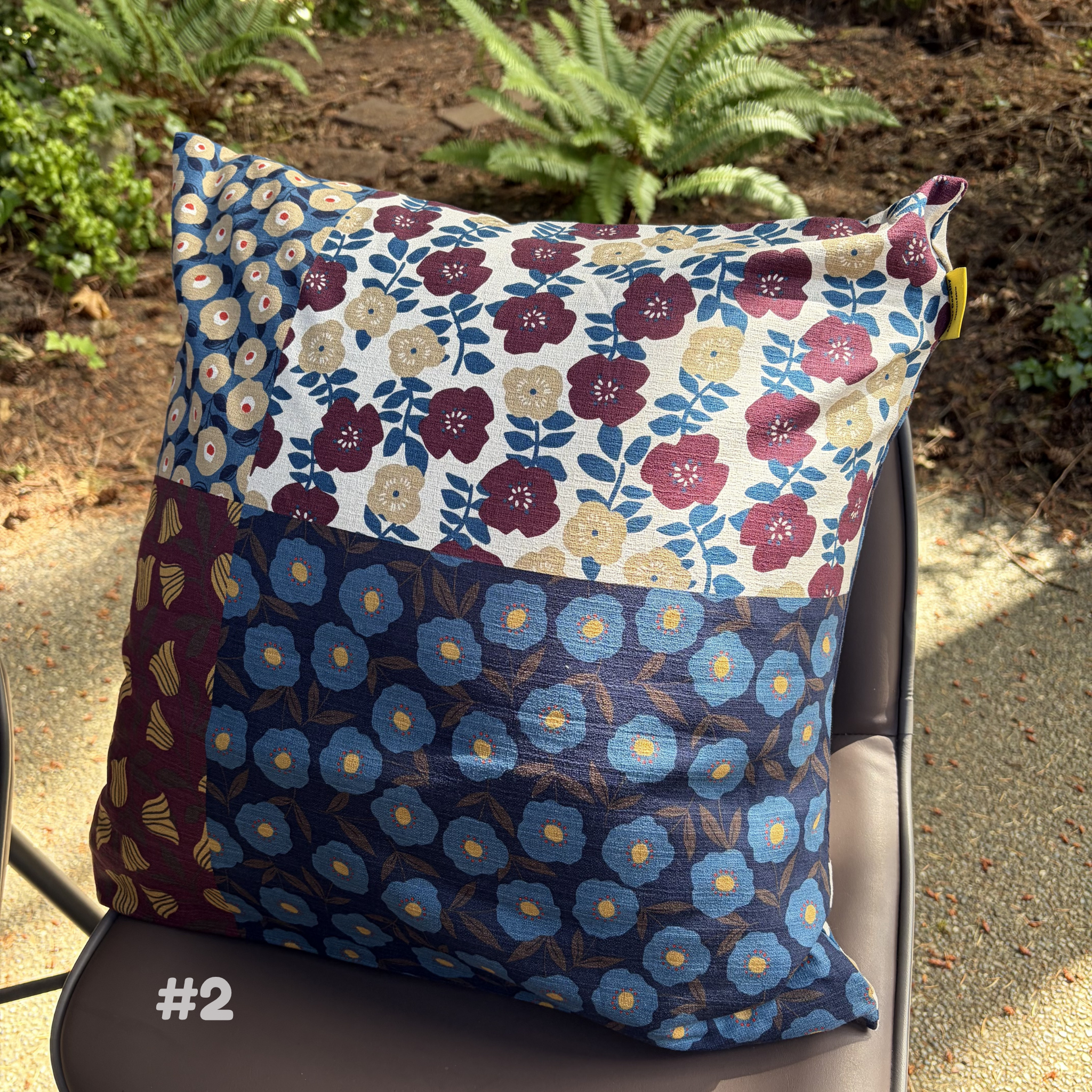 Handmade Kyoto Cotton Throw Pillow Cover : Autumn Vineyard_Envelope_50x50cm / 20"