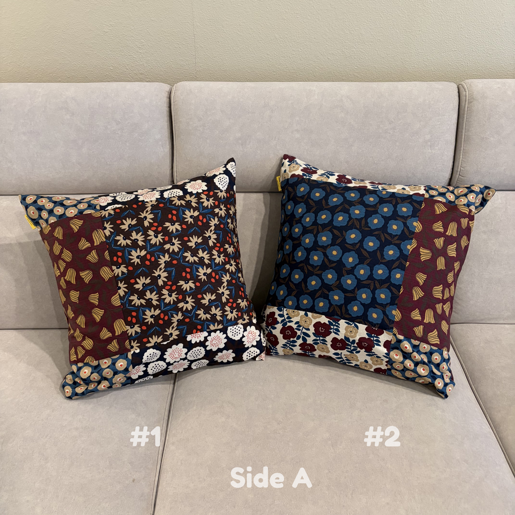 Handmade Kyoto Cotton Throw Pillow Cover : Autumn Vineyard_Envelope_50x50cm / 20"