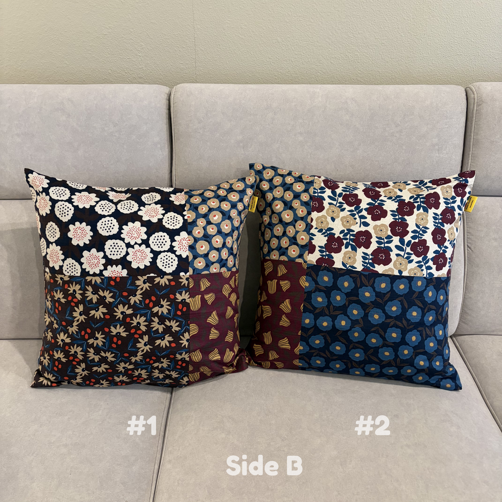 Handmade Kyoto Cotton Throw Pillow Cover : Autumn Vineyard_Envelope_50x50cm / 20"