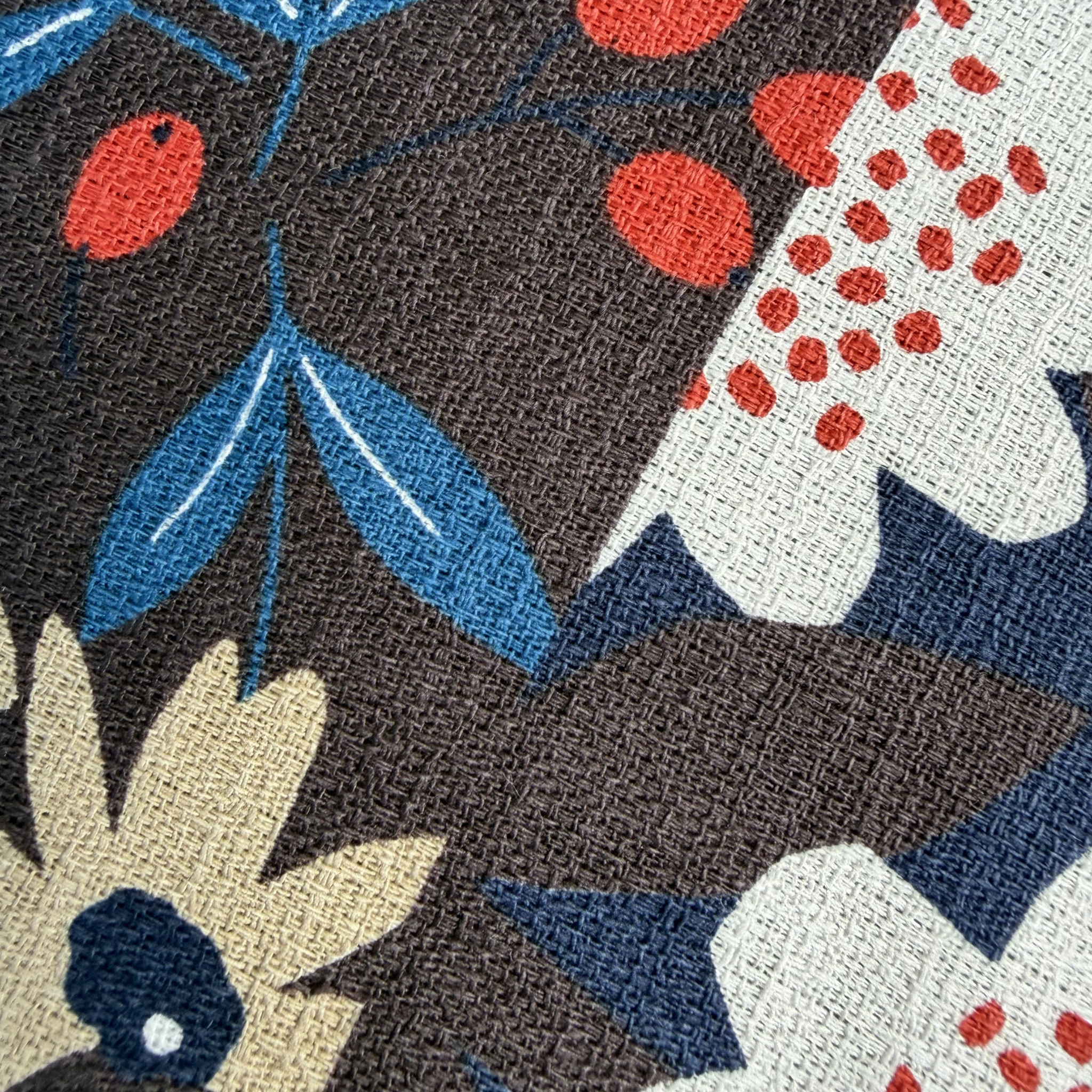 Handmade Kyoto Cotton Throw Pillow Cover : Autumn Vineyard_Envelope_50x50cm / 20"