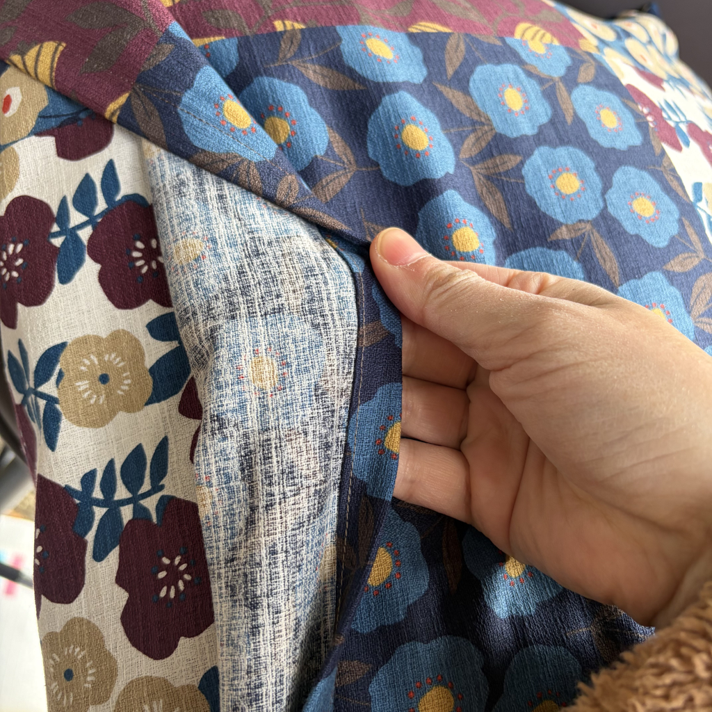Handmade Kyoto Cotton Throw Pillow Cover : Autumn Vineyard_Envelope_50x50cm / 20"