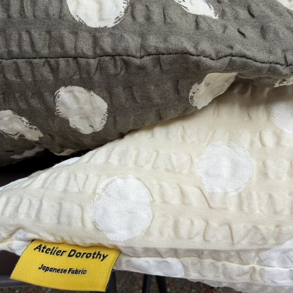 Handmade Japanese Seersucker Pillowcase : Marigold