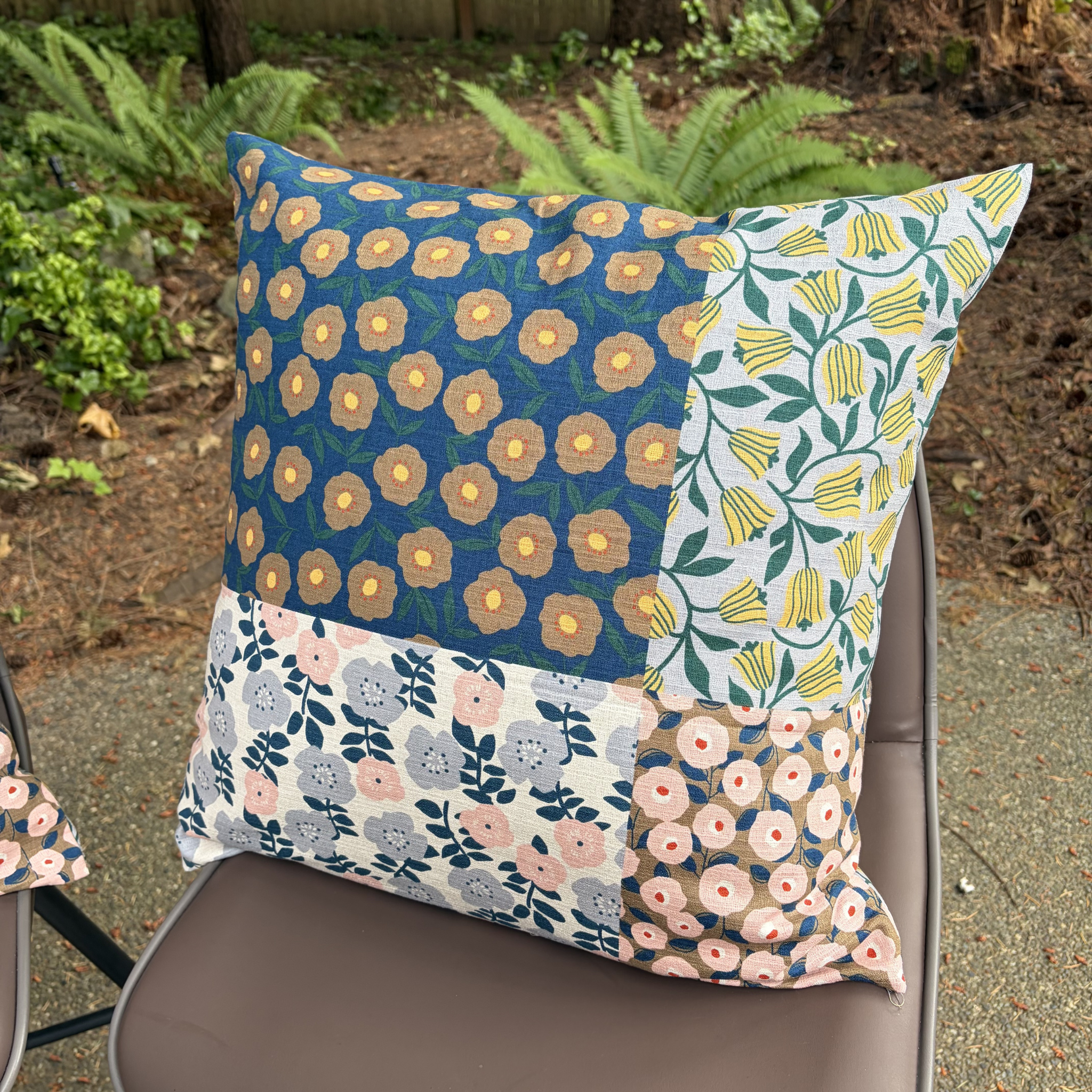 Handmade Kyoto Cotton Throw Pillow Cover : Spring Blossom_Envelope_50x50cm / 20"
