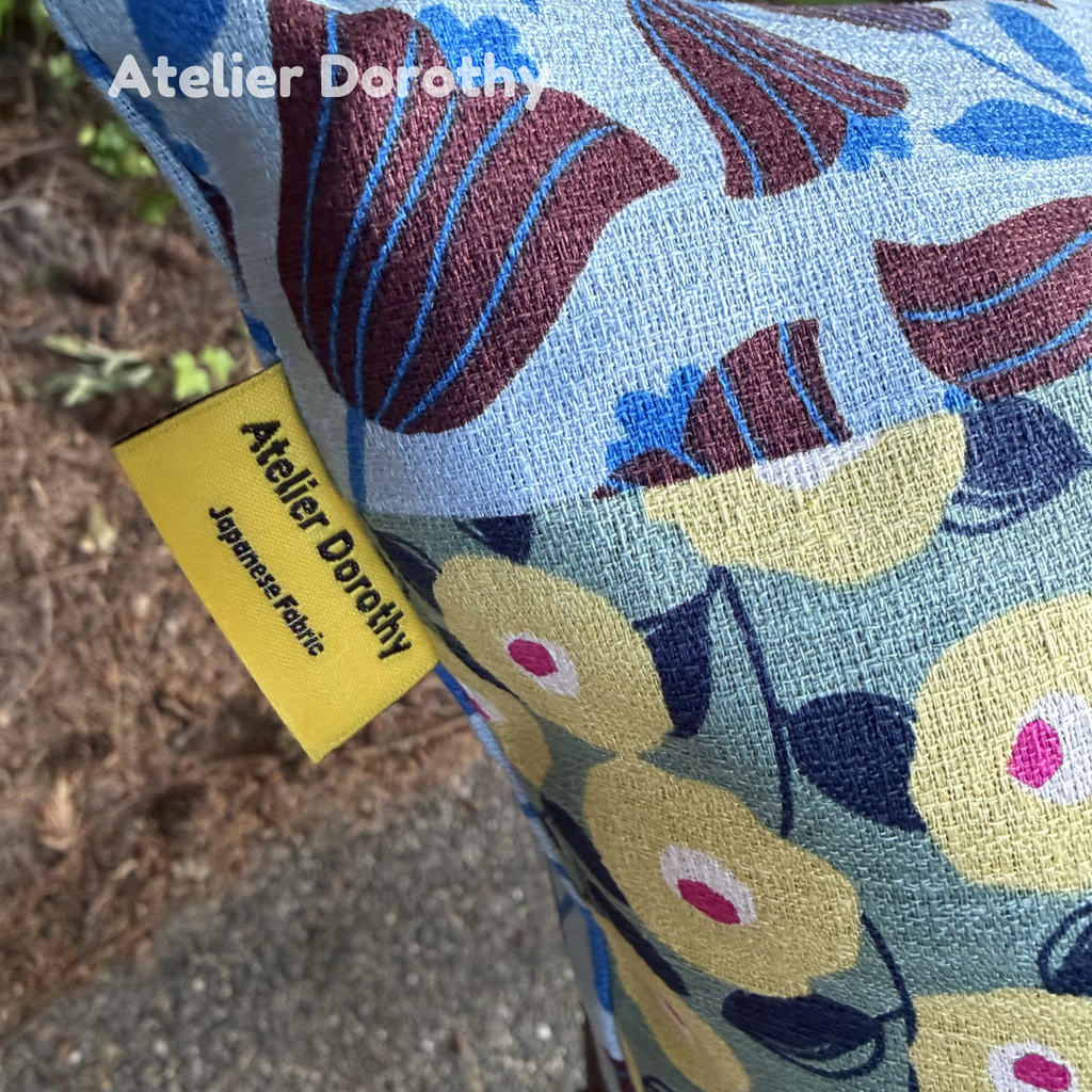 Atelier Dorothy | The Kyoto Bloom: Patchwork Floral Cushion Cover (Set of 2) _Envelope_50x50cm / 20"