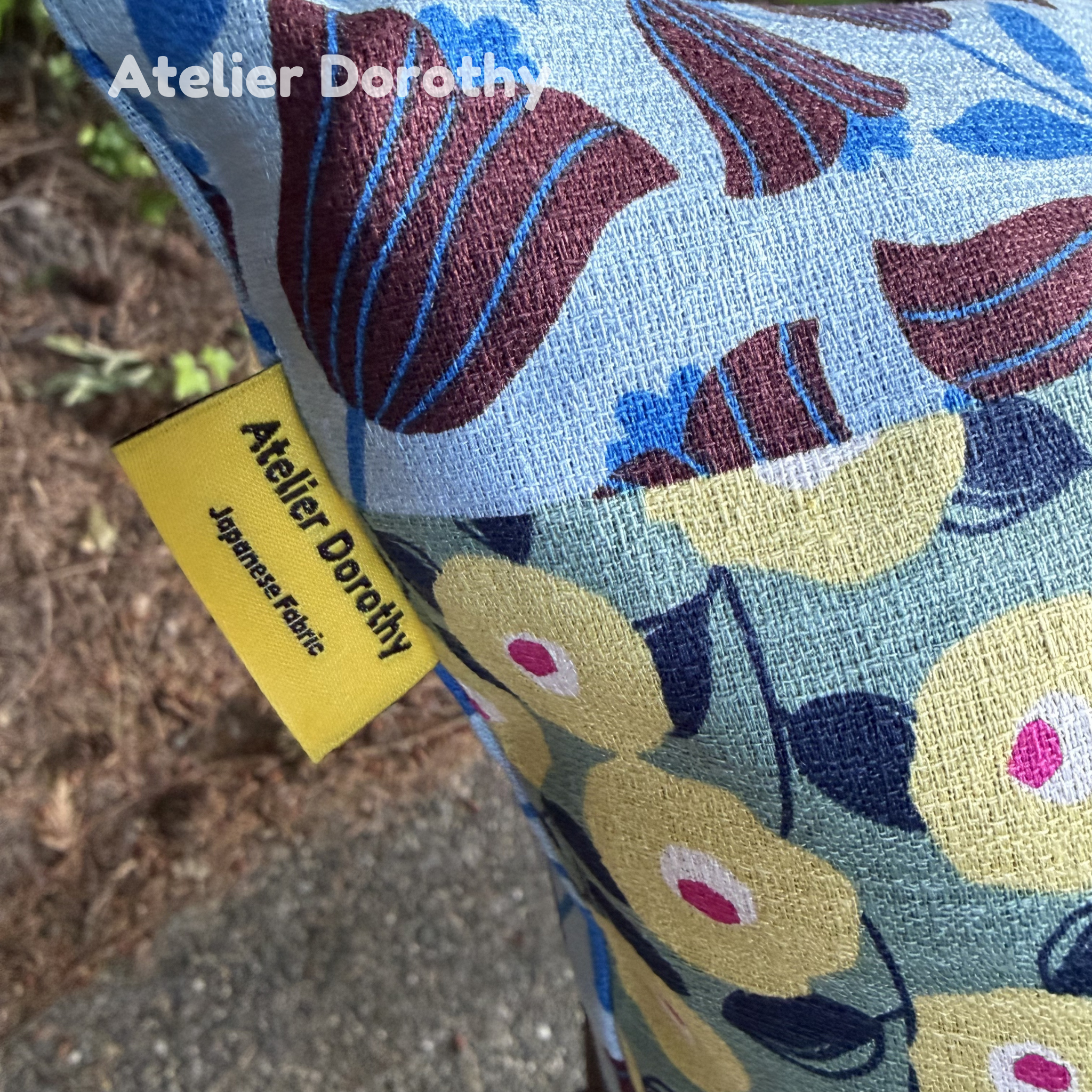 Atelier Dorothy | The Kyoto Bloom: Patchwork Floral Cushion Cover (Set of 2) _Envelope_50x50cm / 20"