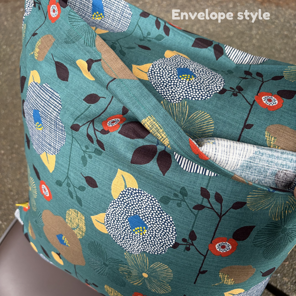 Handmade Kyoto Cotton Throw Pillow Cover : Moss forest (50x50cm / 20")
