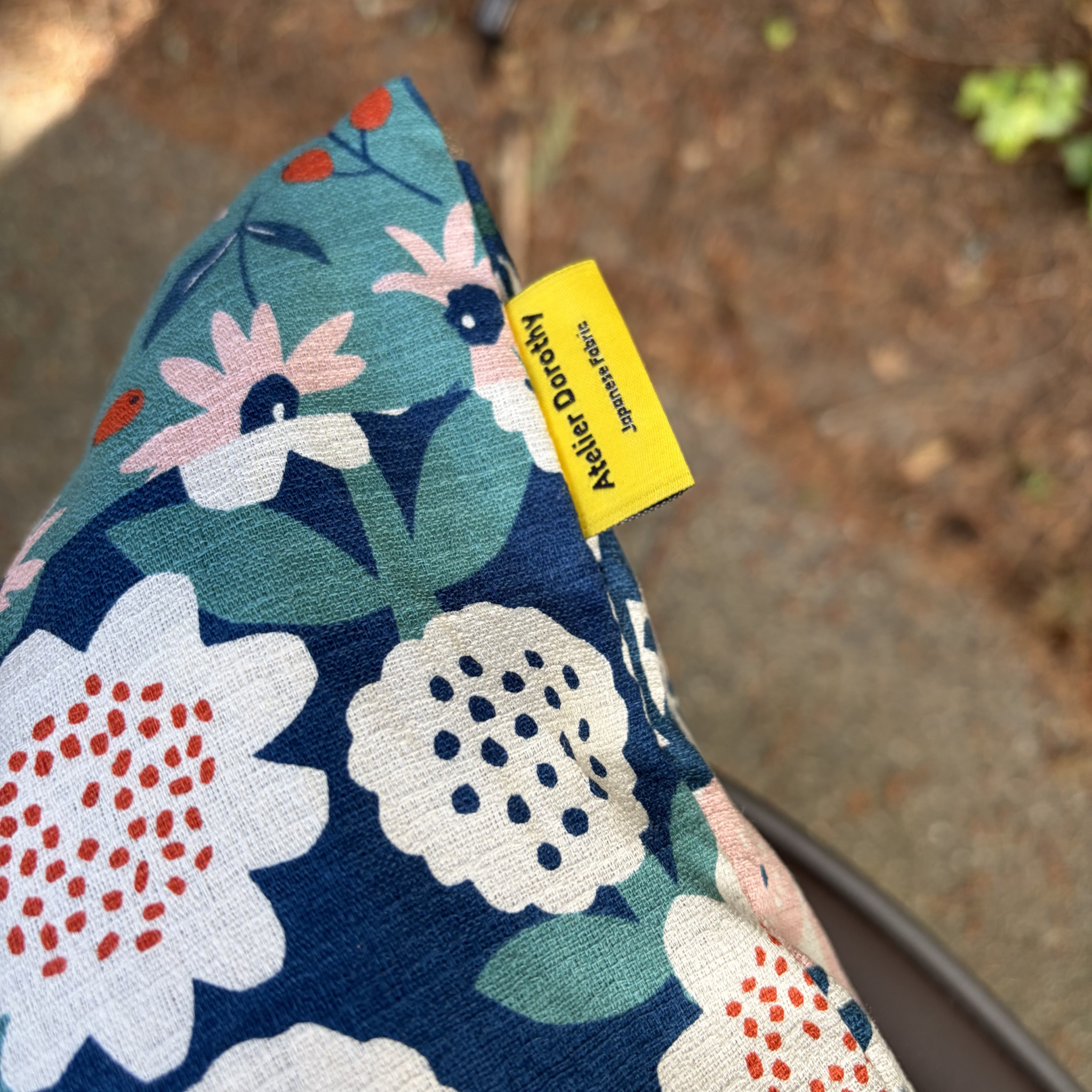 Handmade Kyoto Cotton Throw Pillow Cover : Spring Blossom_Zipper_50x50cm / 20"
