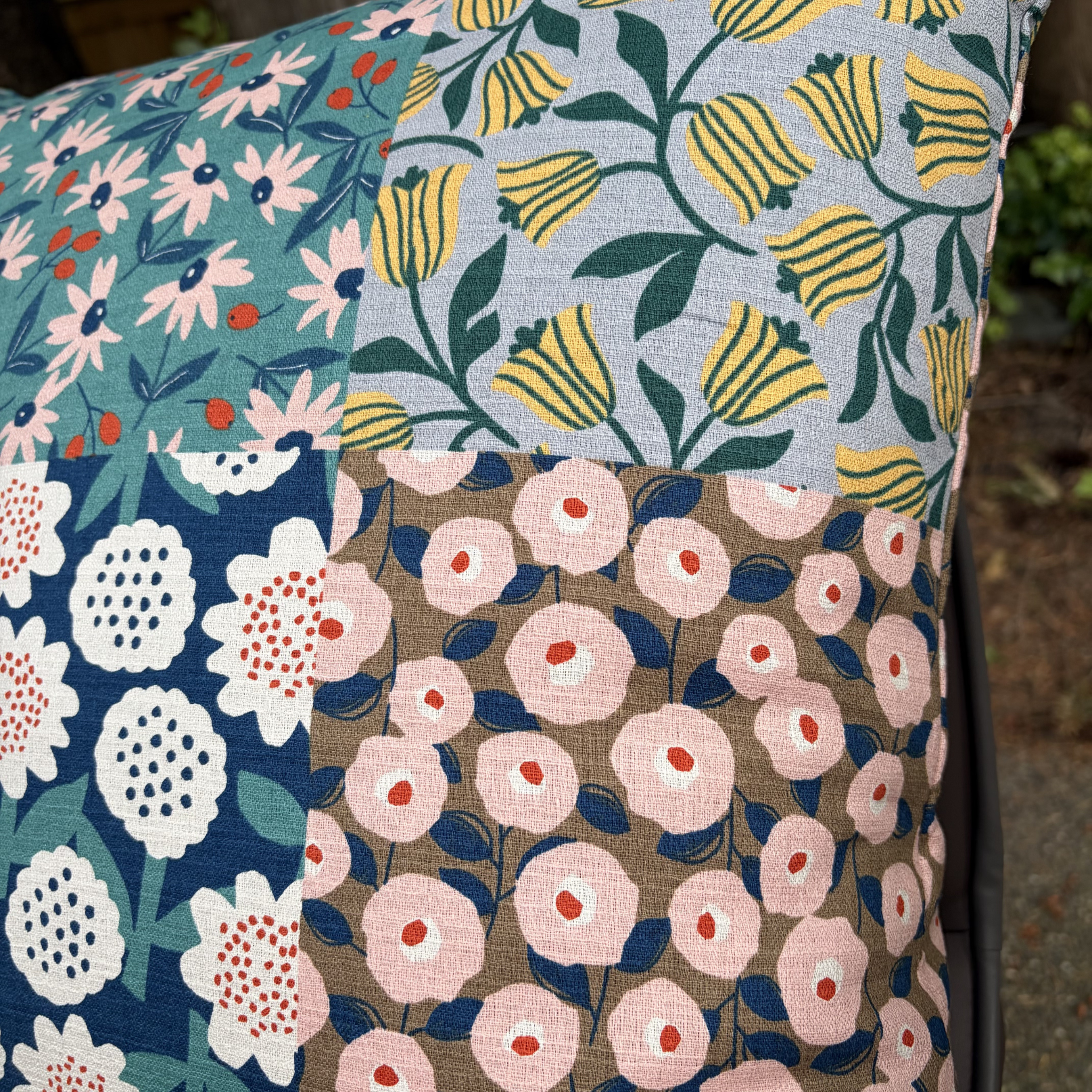Handmade Kyoto Cotton Throw Pillow Cover : Spring Blossom_Envelope_50x50cm / 20"
