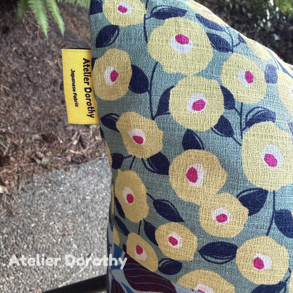 Atelier Dorothy | The Kyoto Bloom: Patchwork Floral Cushion Cover (Set of 2) _Envelope_50x50cm / 20"