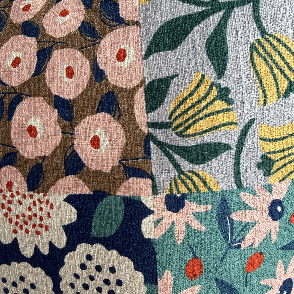 Handmade Kyoto Cotton Throw Pillow Cover : Spring Blossom_Zipper_50x50cm / 20"