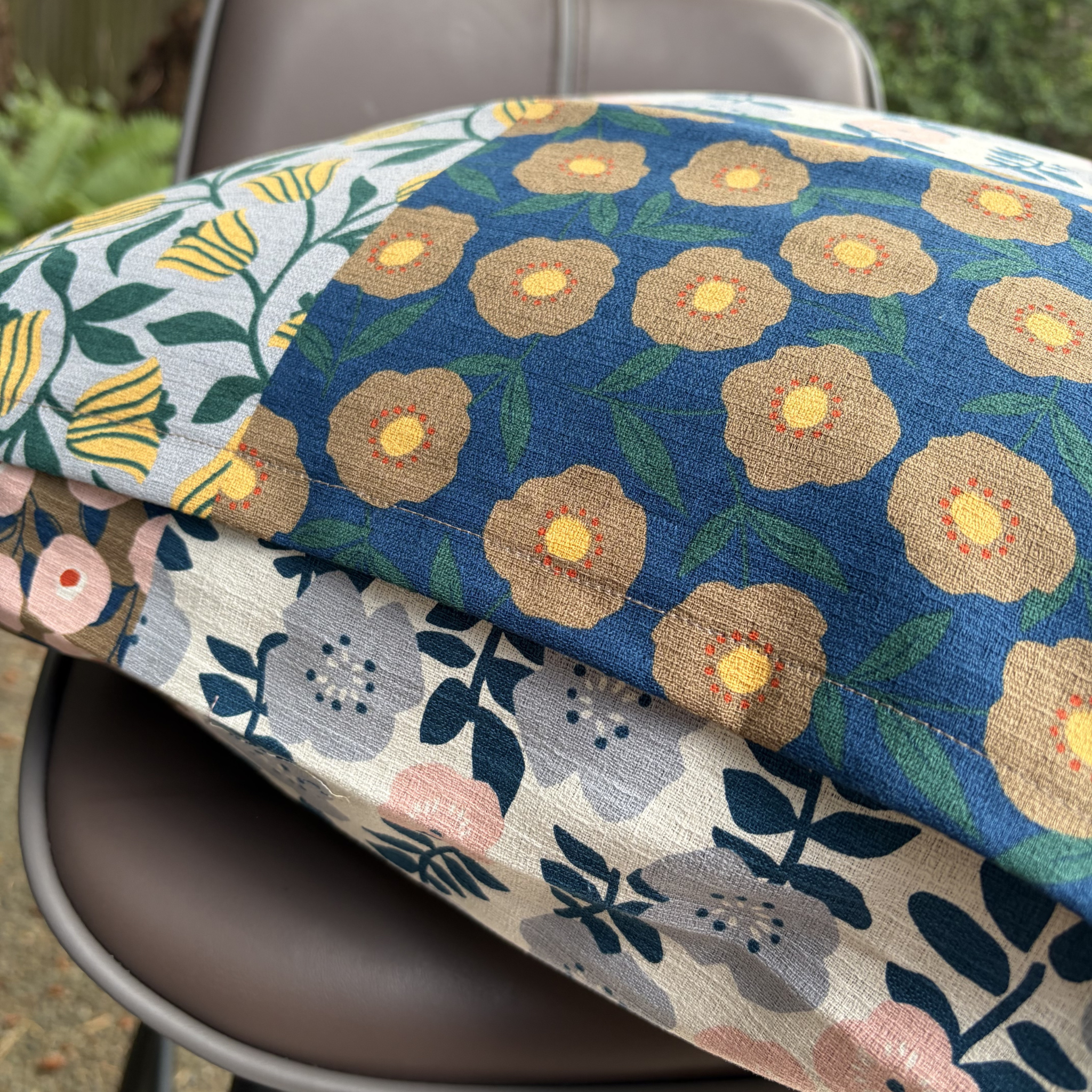Handmade Kyoto Cotton Throw Pillow Cover : Spring Blossom_Envelope_50x50cm / 20"
