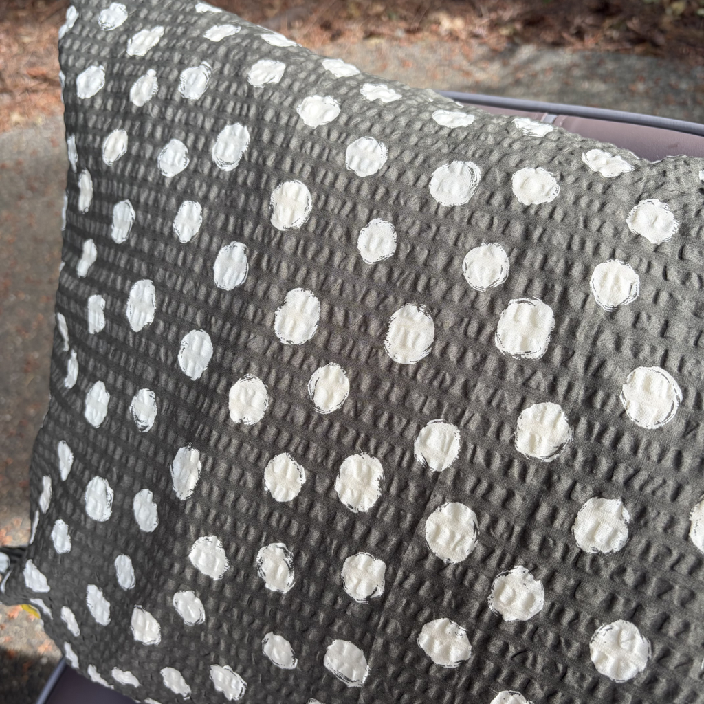 Handmade Japanese Seersucker Pillowcase : Olive