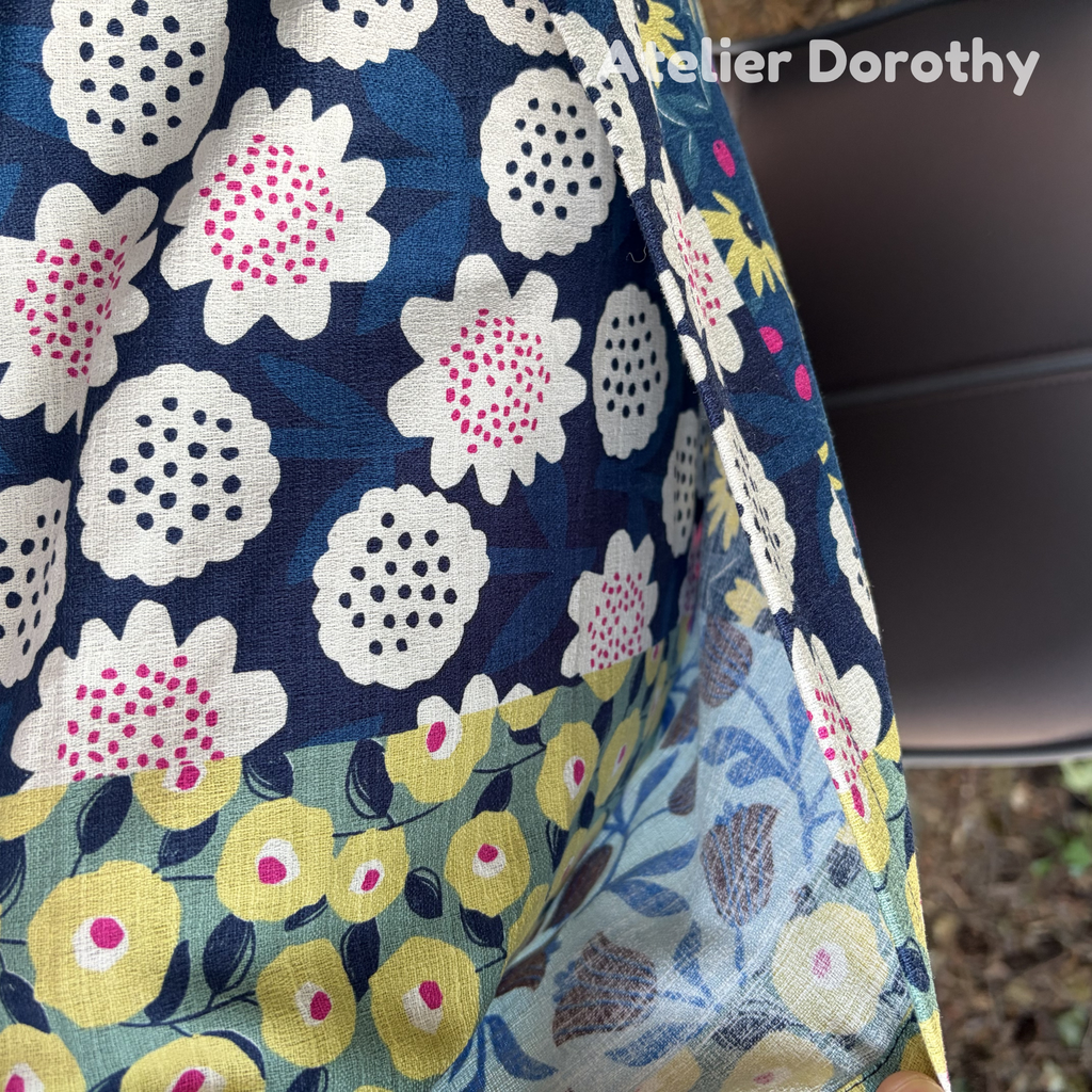 Atelier Dorothy | The Kyoto Bloom: Patchwork Floral Cushion Cover (Set of 2) _Envelope_50x50cm / 20"