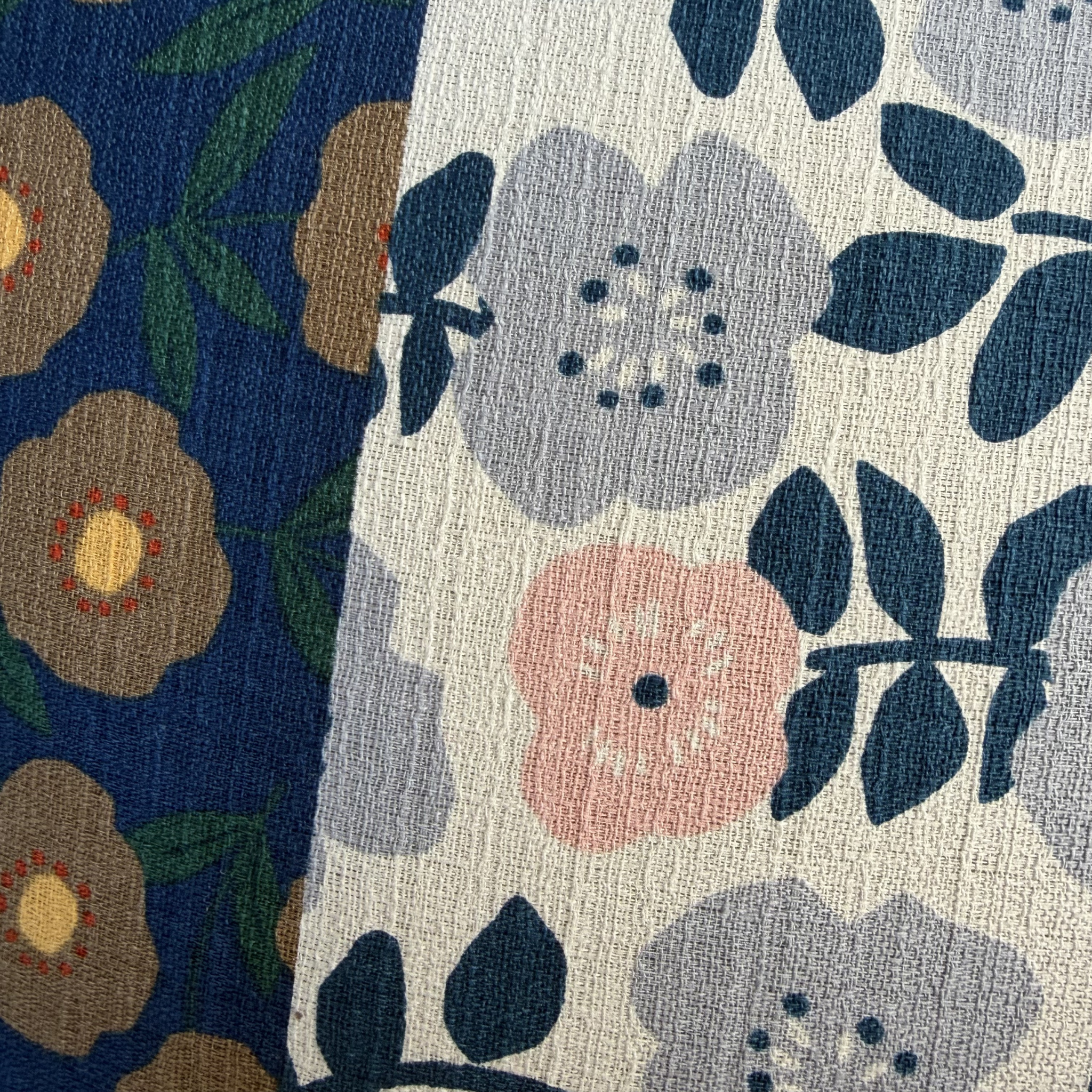 Handmade Kyoto Cotton Throw Pillow Cover : Spring Blossom_Zipper_50x50cm / 20"
