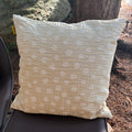 Handmade Seersucker Throw Pillow Cover : Marigold