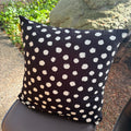 Handmade Seersucker Throw Pillow Cover : Midnight