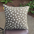Handmade Seersucker Throw Pillow Cover : Olive