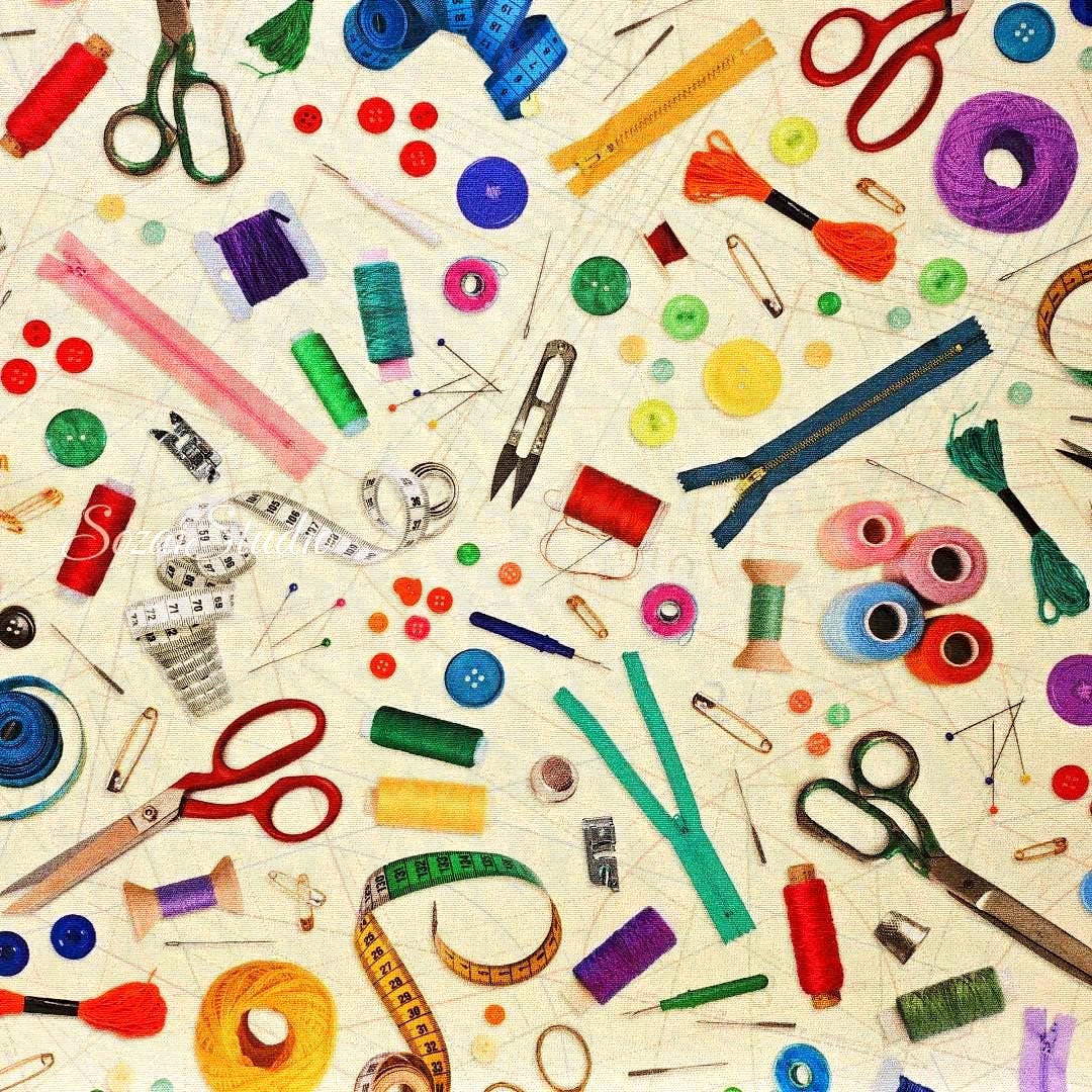 1 Yard Essentials for Craft - 100% Cotton Canvas, Digital Print