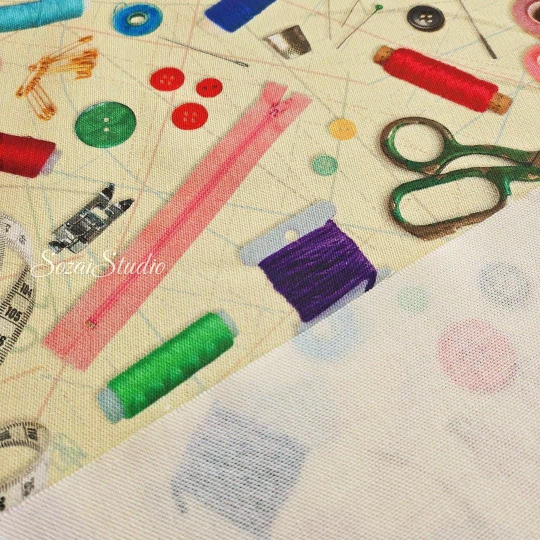 1 Yard Essentials for Craft - 100% Cotton Canvas, Digital Print