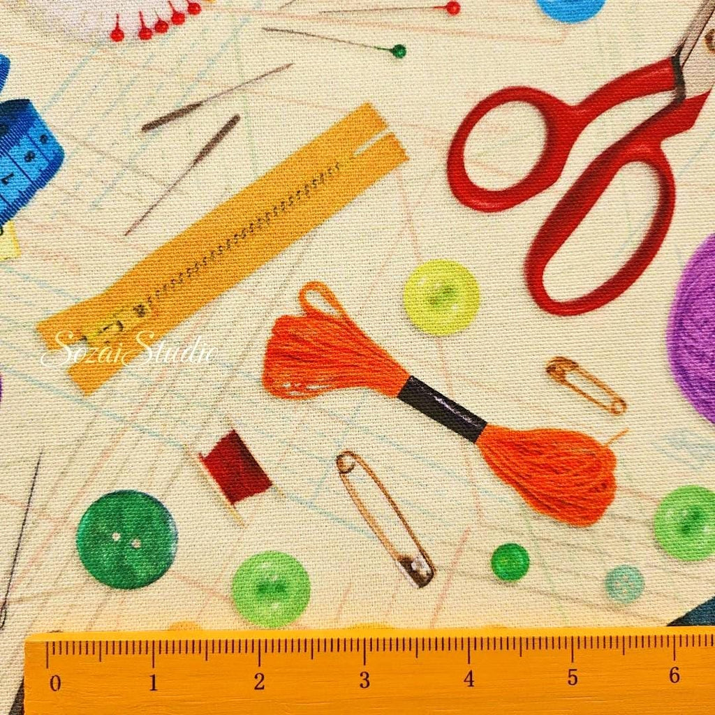 1 Yard Essentials for Craft - 100% Cotton Canvas, Digital Print