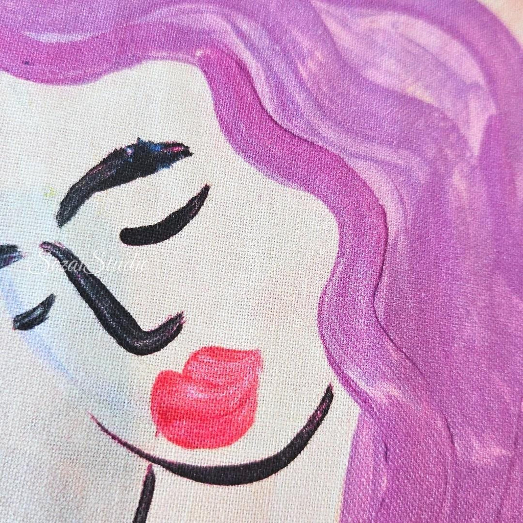 Japanese Zodiac Cotton Digital Print Fabric: Orange, by the yard