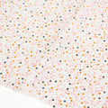 Orange Petal Print Cotton Fabric: Minimalist Style, 59" Wide - by the yard