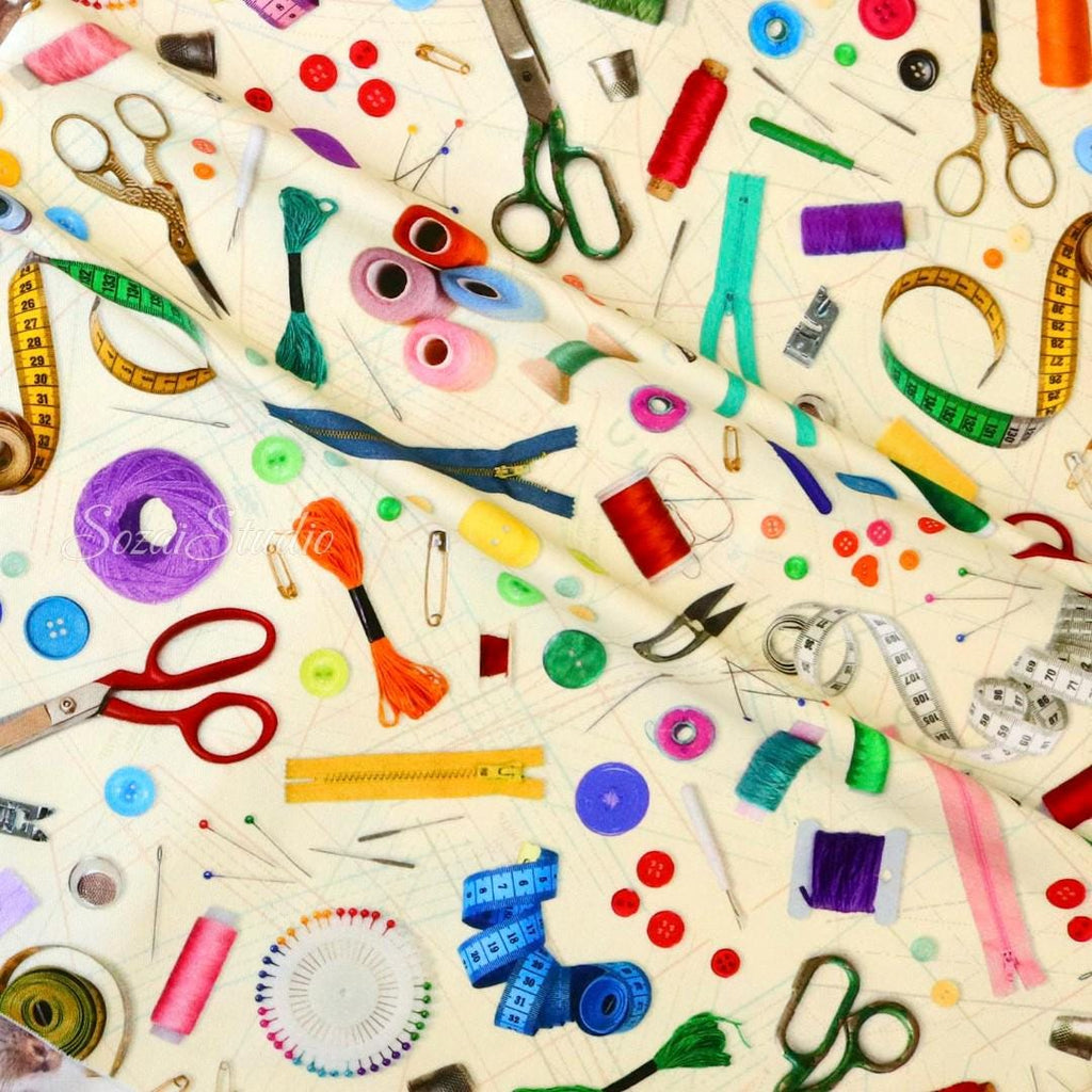 1 Yard Essentials for Craft - 100% Cotton Canvas, Digital Print