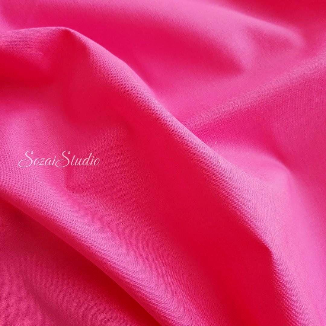 1 Yard Japanese fabric - Mercerized Cotton, Pink, 100% Cotton