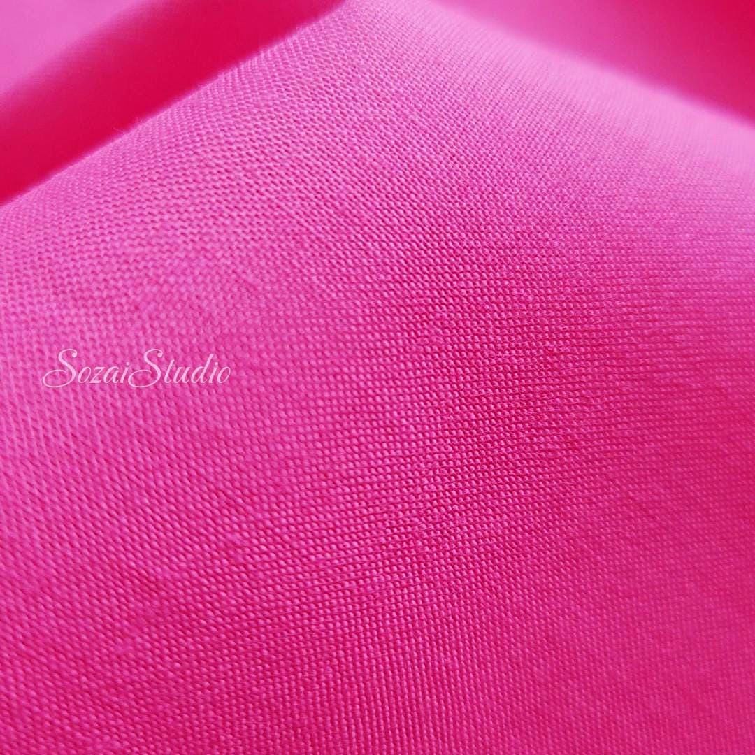 1 Yard Japanese fabric - Mercerized Cotton, Pink, 100% Cotton