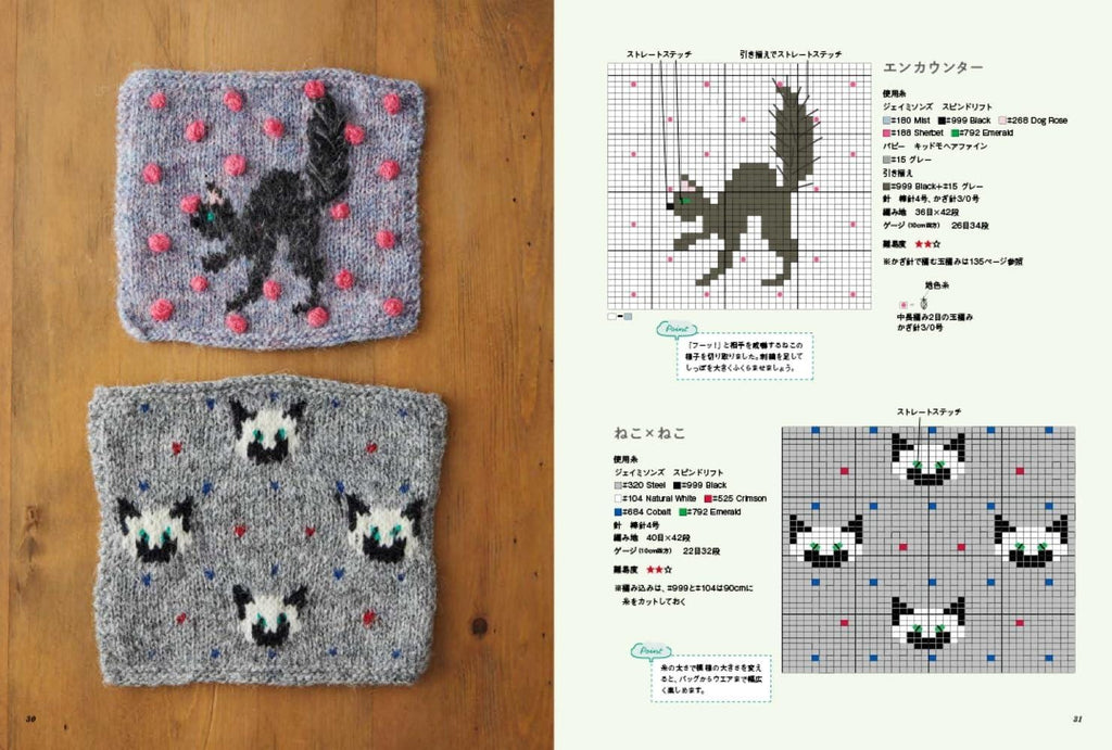 Happy Knitting: 100 Cute Animal and Lifestyle Motifs - Japanese Craft Book