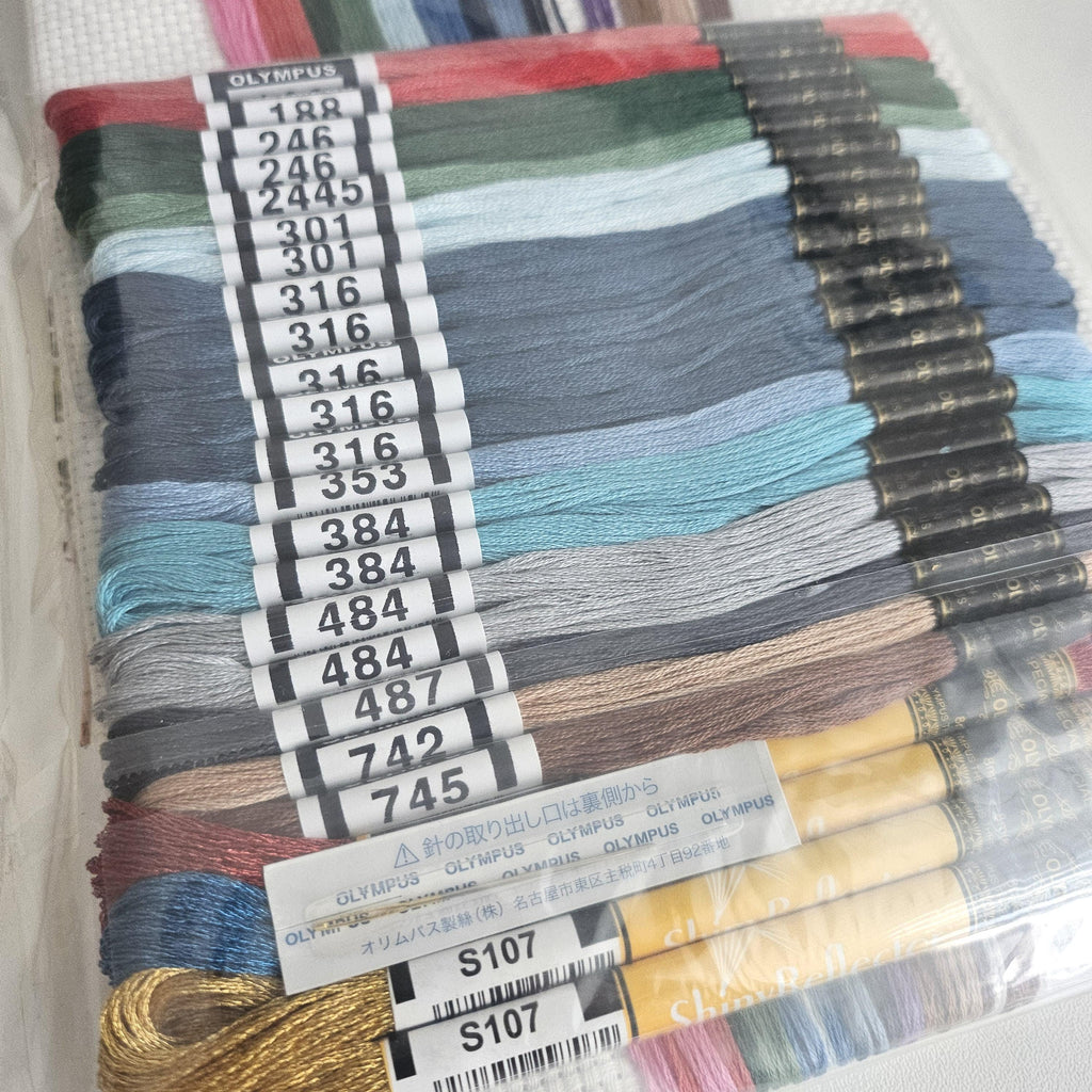 Japan Craft - Olympus Embroidery Kit : Delightful German Christmas Market