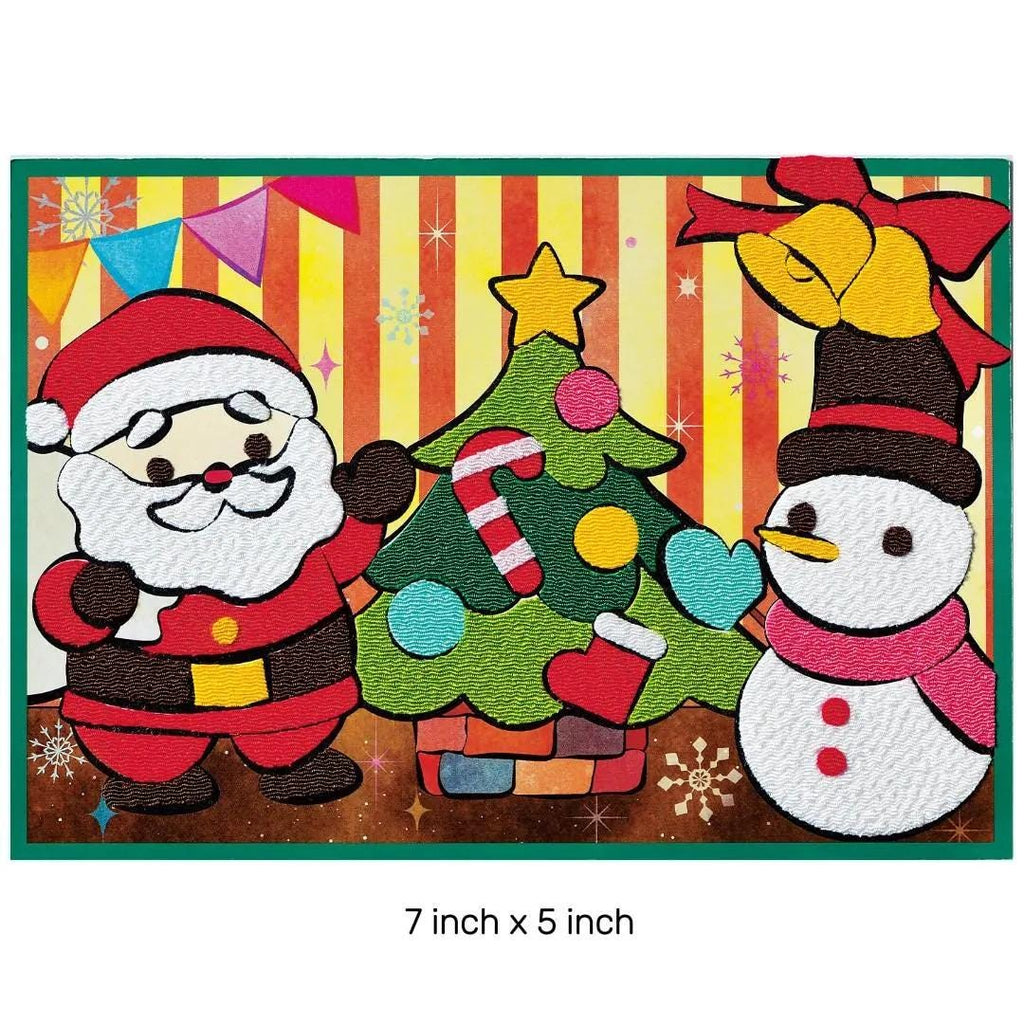 Panami Japanese Craft Kit: Exciting Christmas, Easy Collage Kit