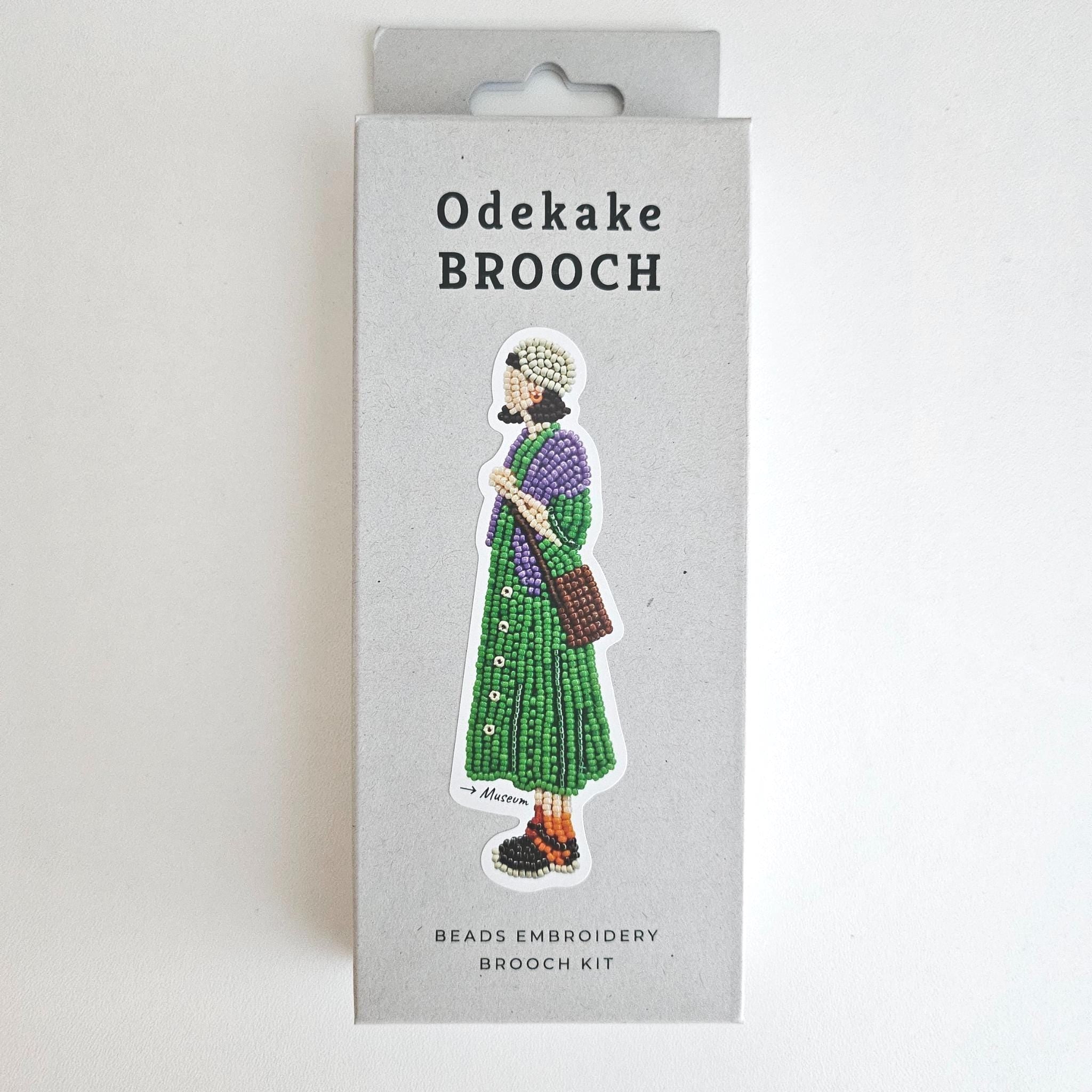 Japan Craft - DIY Embroidery Beads Kit (Brooch) : Museum