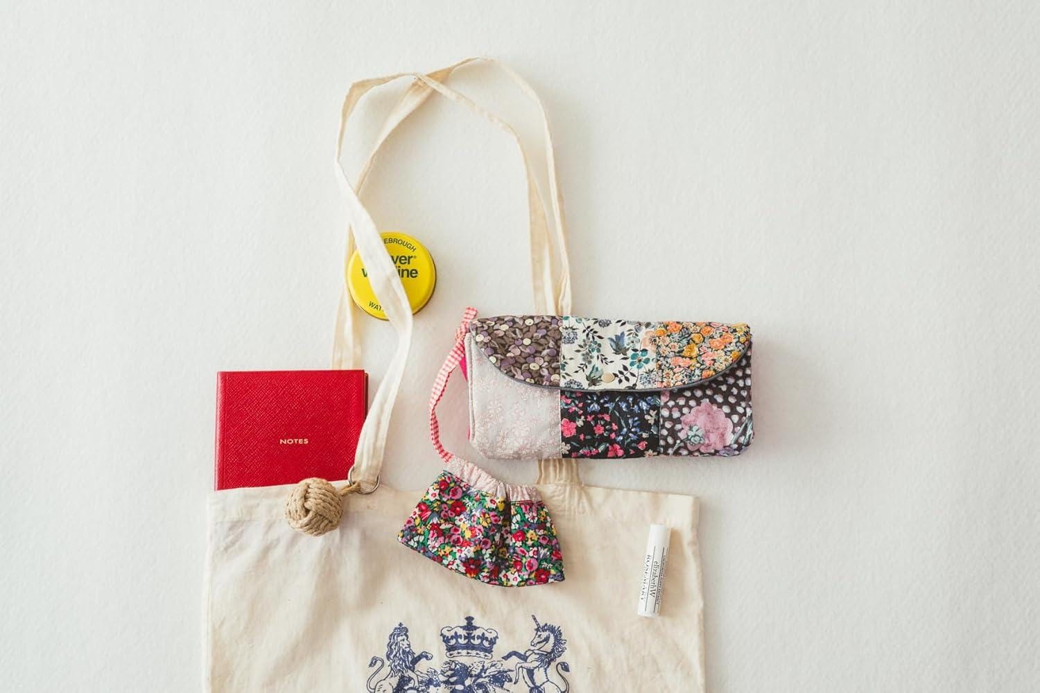 Japanese Craft book - Small items made from fabric scraps