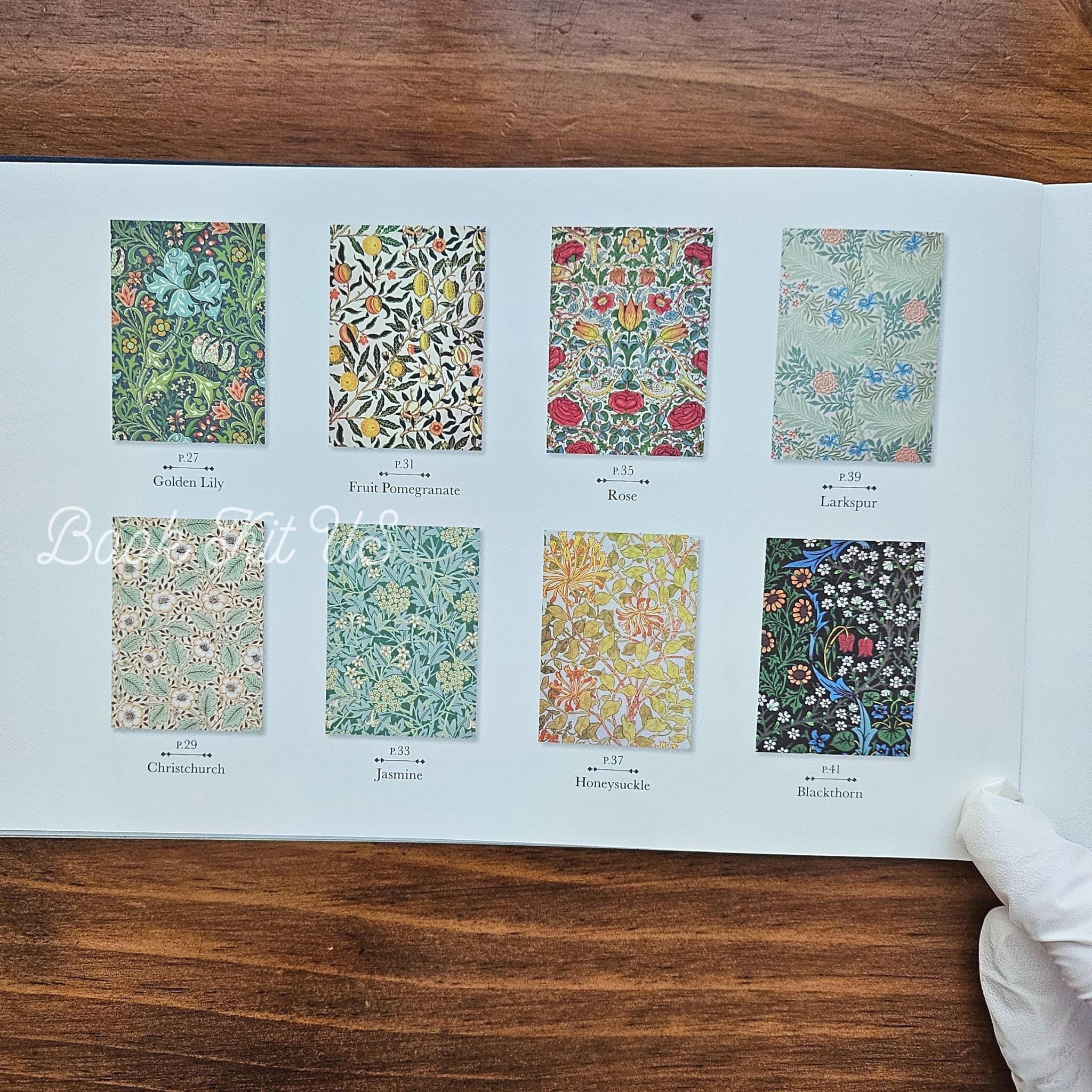 William Morris Postcard Coloring Book – Japanese Art & Crafts Designs