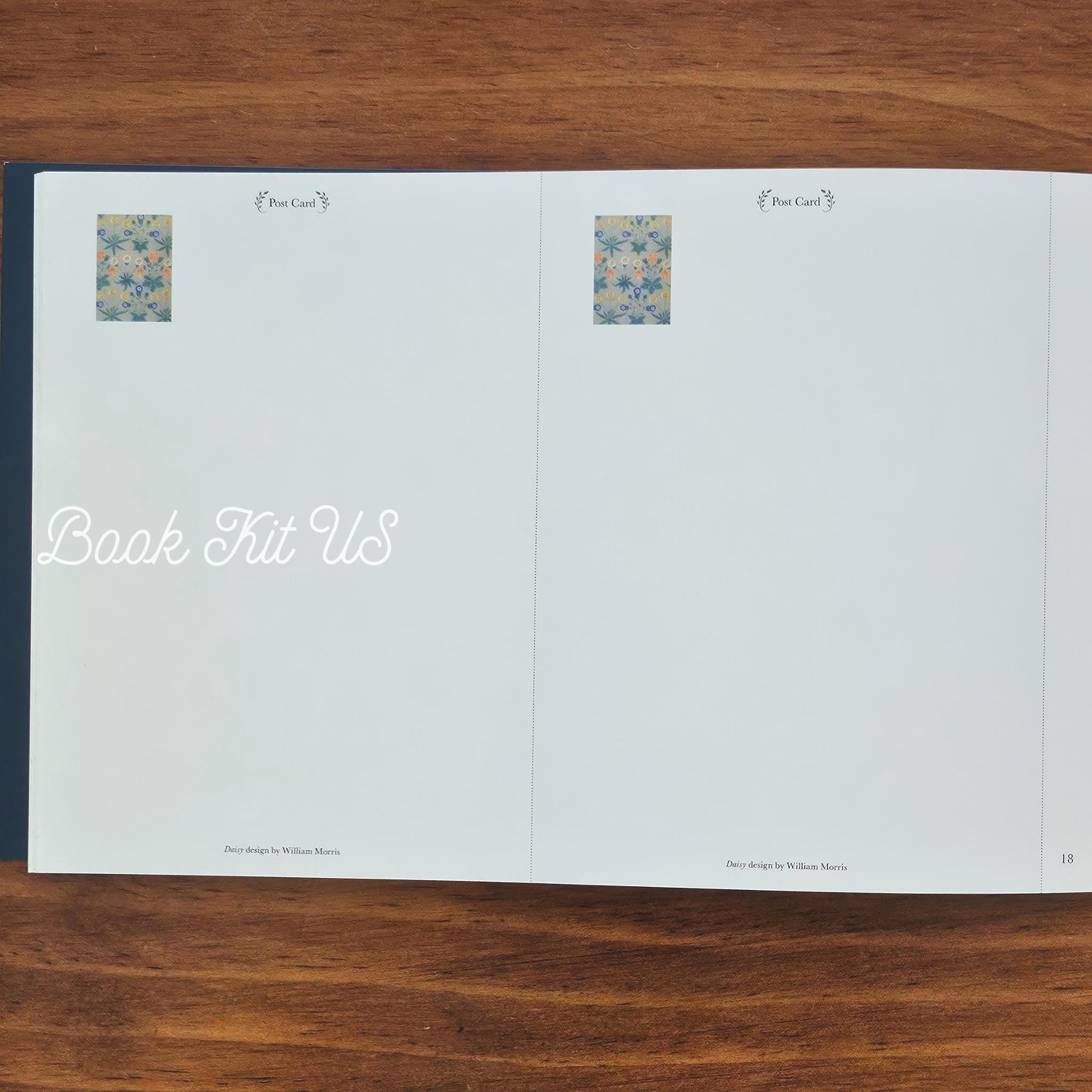 William Morris Postcard Coloring Book – Japanese Art & Crafts Designs