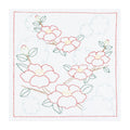 Olympus Four Seasons Sashiko Kit - Winter Snowflake Camellia, Japanese Craft
