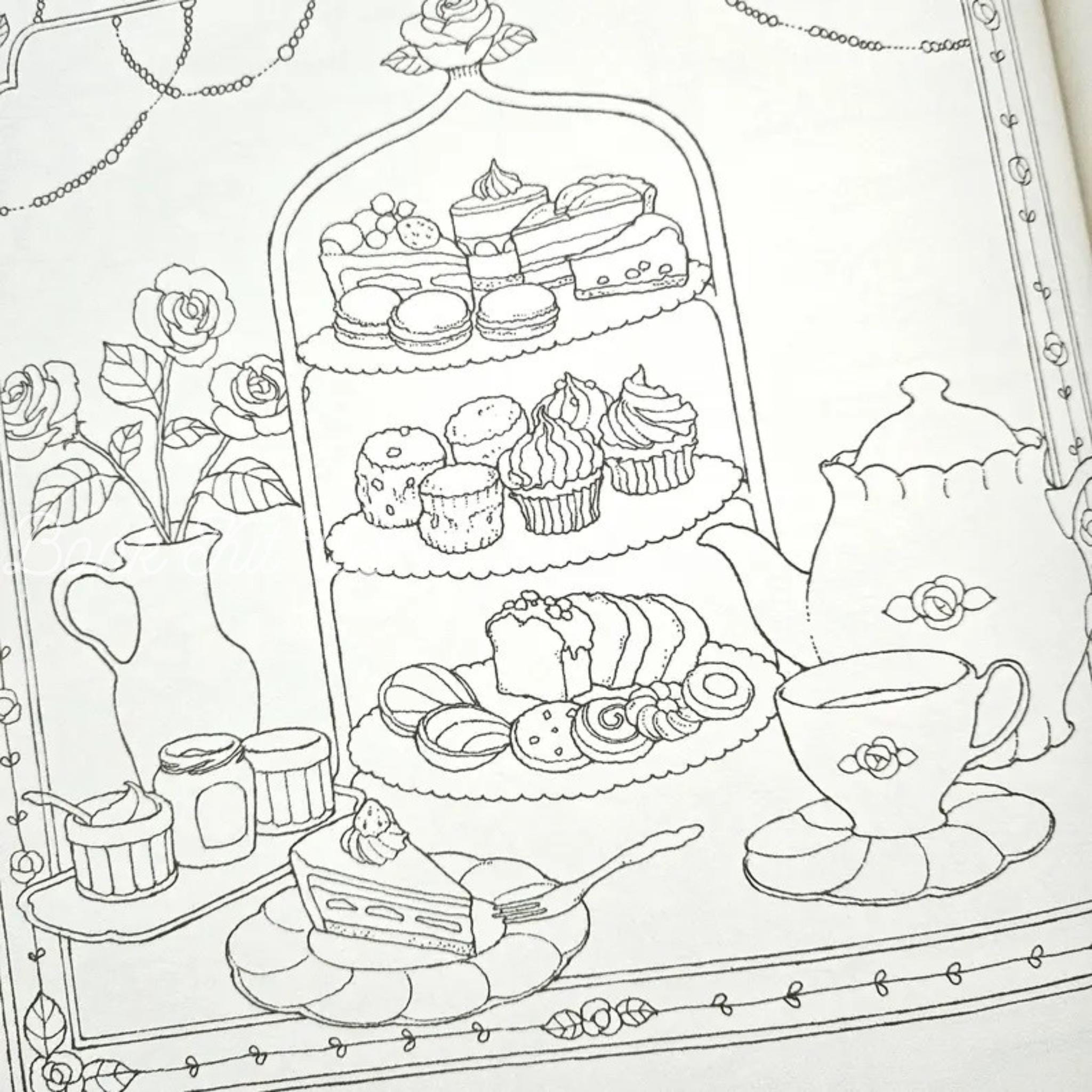 Shops of Dreams Coloring Book by Chiaki Ida: Japanese Vogue