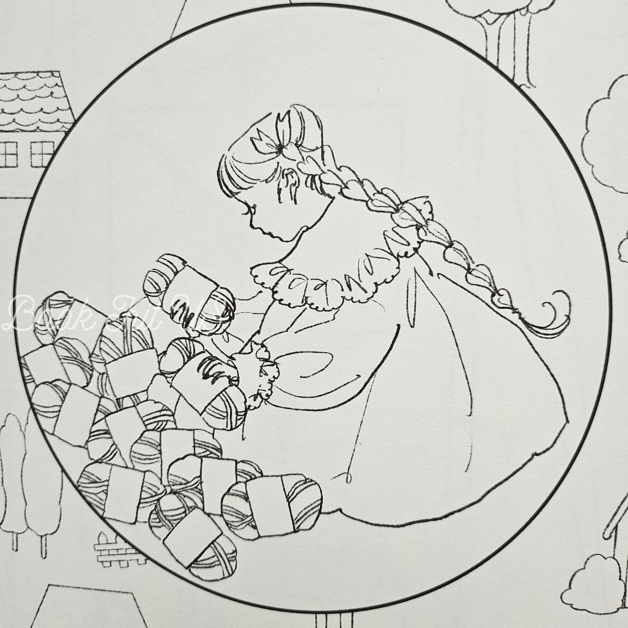 Coloring Book : Japan imported - Secret Stories, by Kurahashi Rei