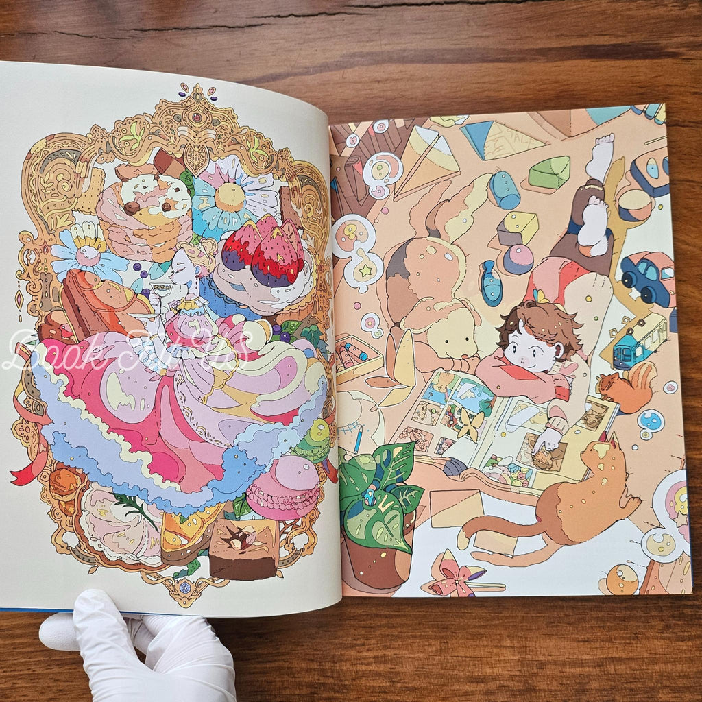 Narano's Coloring Book: 'Warm, Yet Somehow Bittersweet World', Japan Craft