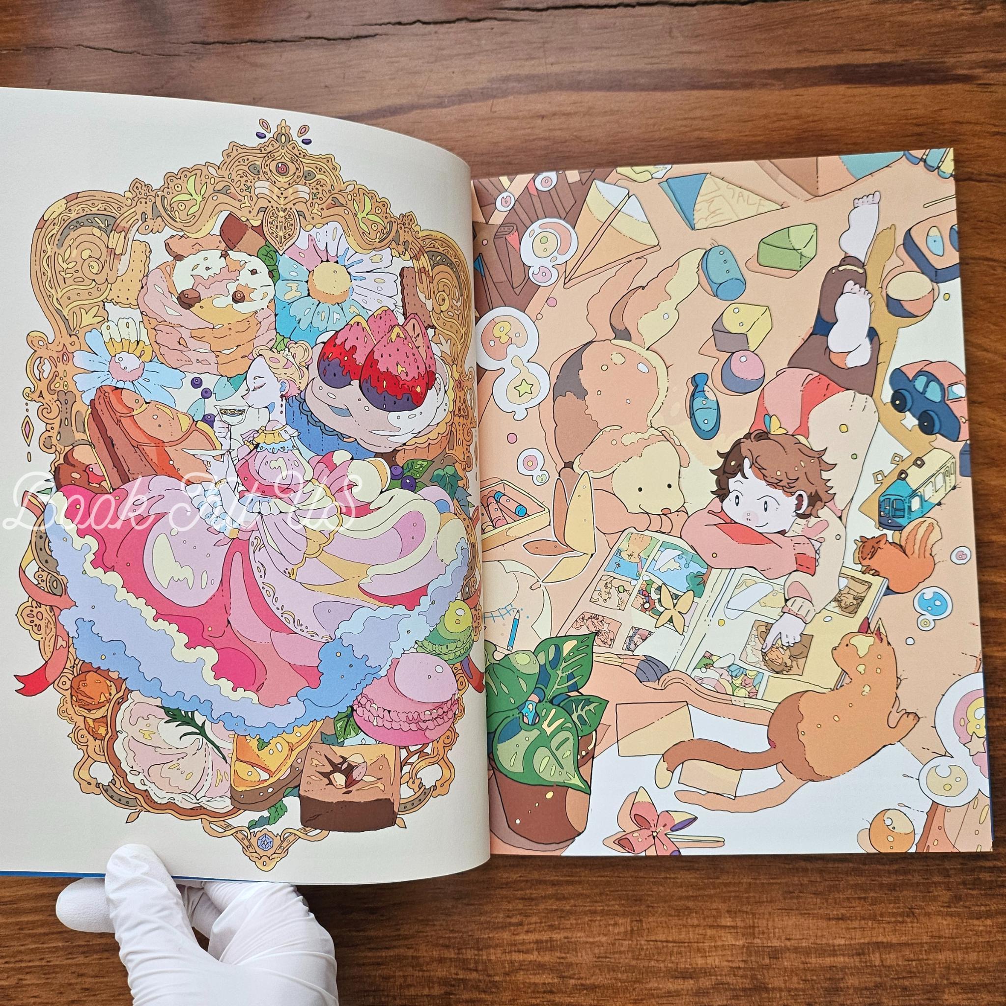 Narano's Coloring Book: 'Warm, Yet Somehow Bittersweet World', Japan Craft