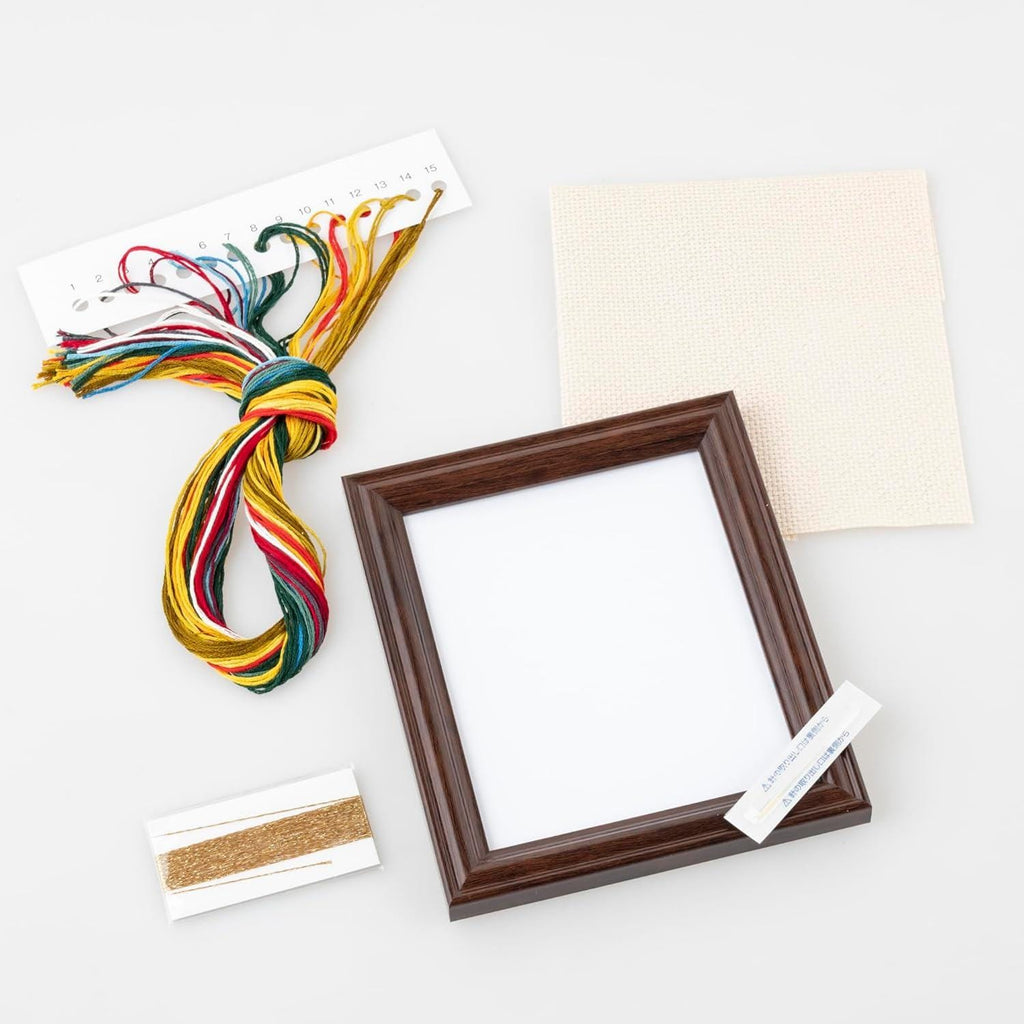 Embroidery Kit : Made in Japan, Sparkling Japanese Seasons- Beginning of Winter, Le cien Cosmo