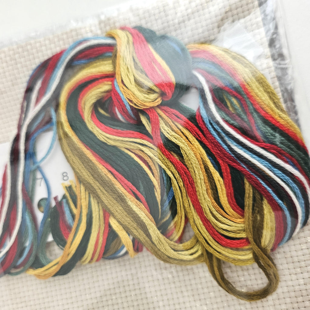 Embroidery Kit : Made in Japan, Sparkling Japanese Seasons- Beginning of Winter, Le cien Cosmo