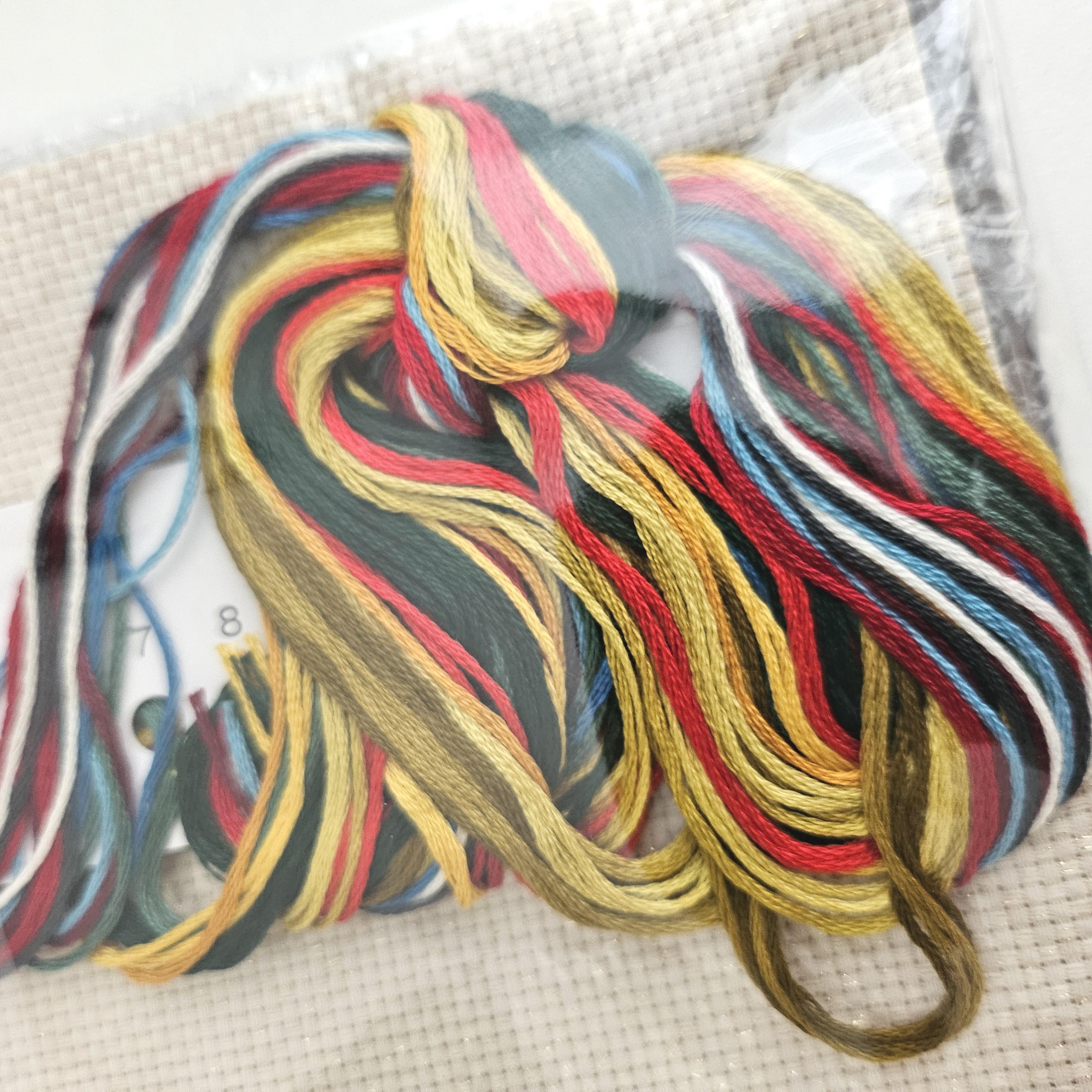 Embroidery Kit : Made in Japan, Sparkling Japanese Seasons- Beginning of Winter, Le cien Cosmo