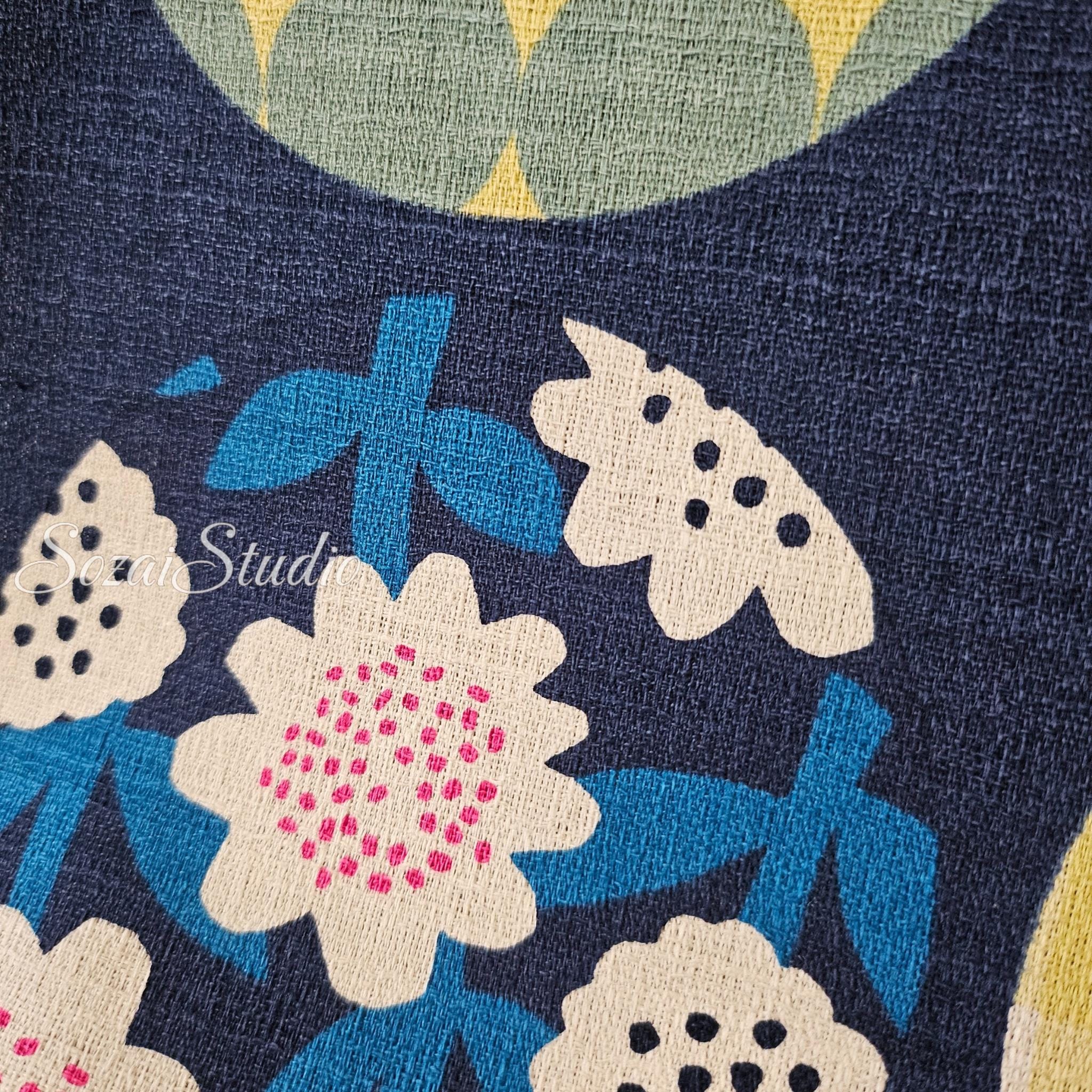 Japan imported, 1 Yard Baniran Cotton Dobby Miori colloction, Blue