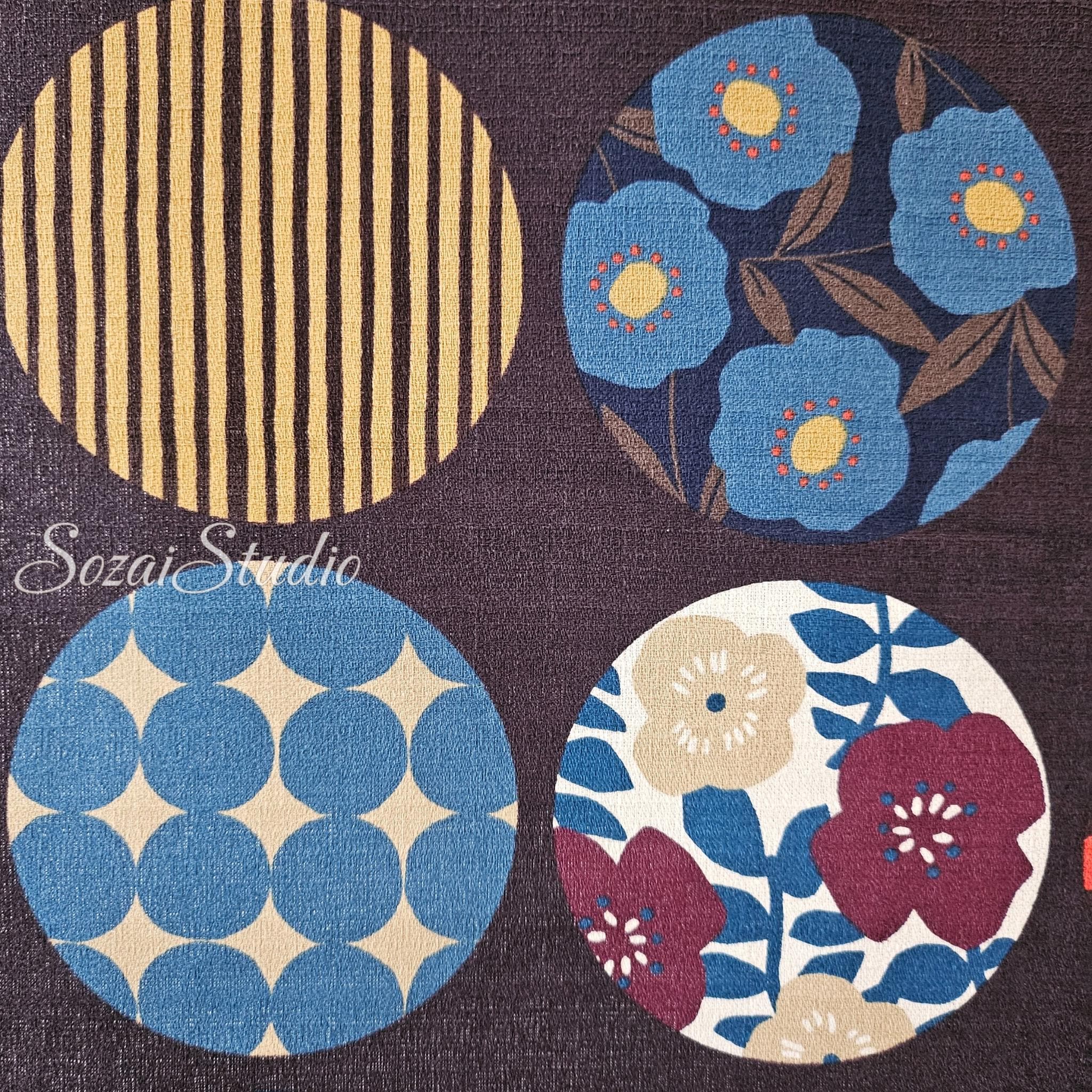 Japan imported, 1 Yard Baniran Cotton Dobby Miori colloction, Brown