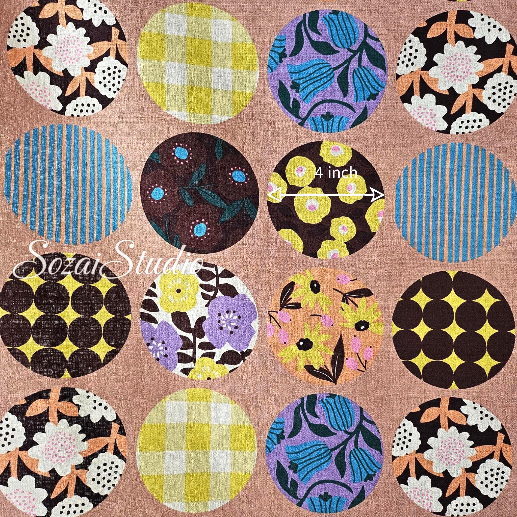 1 Yard Japan imported, Hawaiian Baniran Cotton Dobby Miori colloction, Apricot color